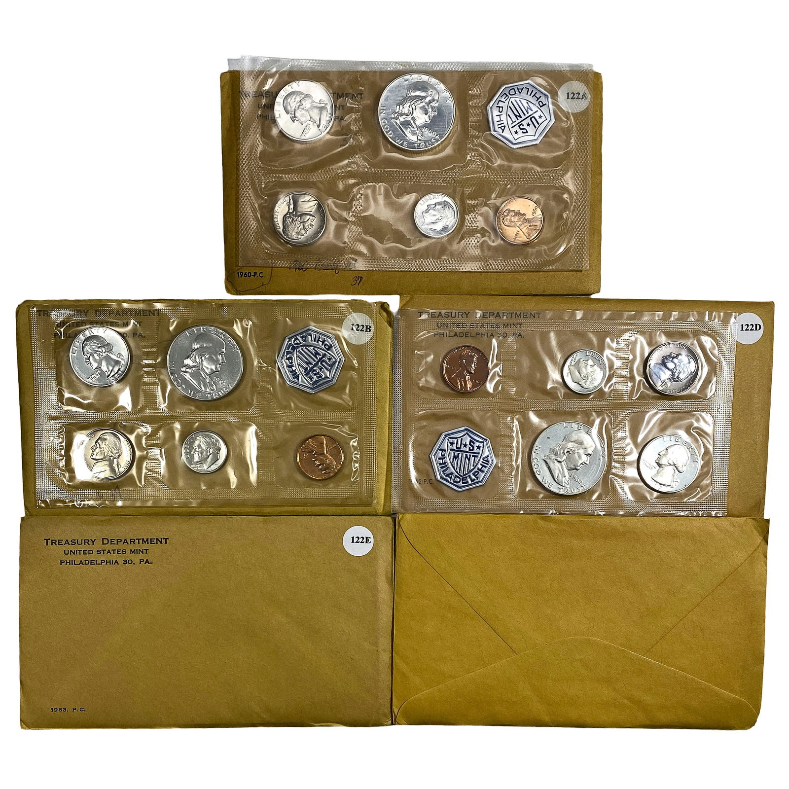 [5] 1960-1964 U.S. Proof Set Lot (1 of 2)