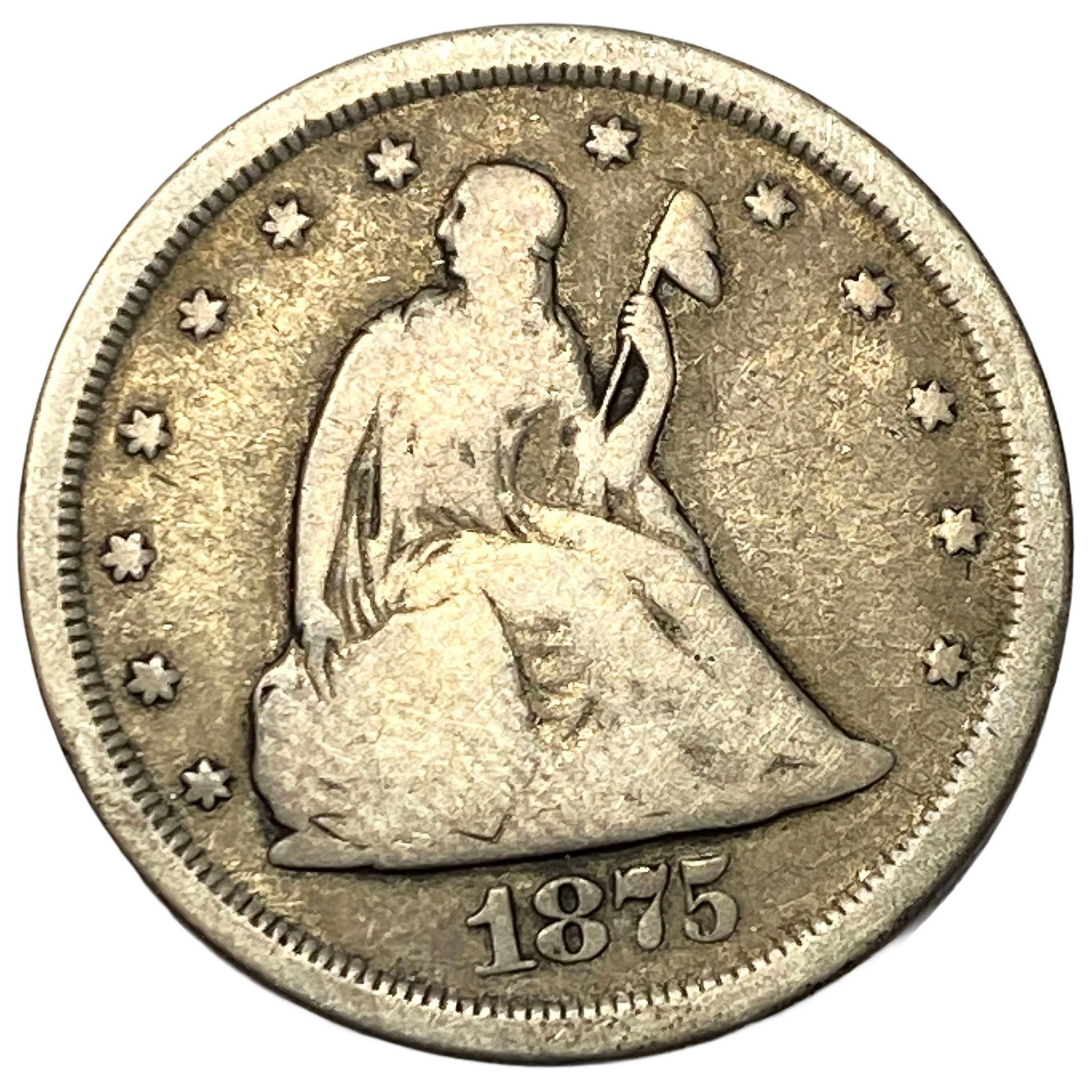 1875-S Twenty Cent Piece (1 of 2)