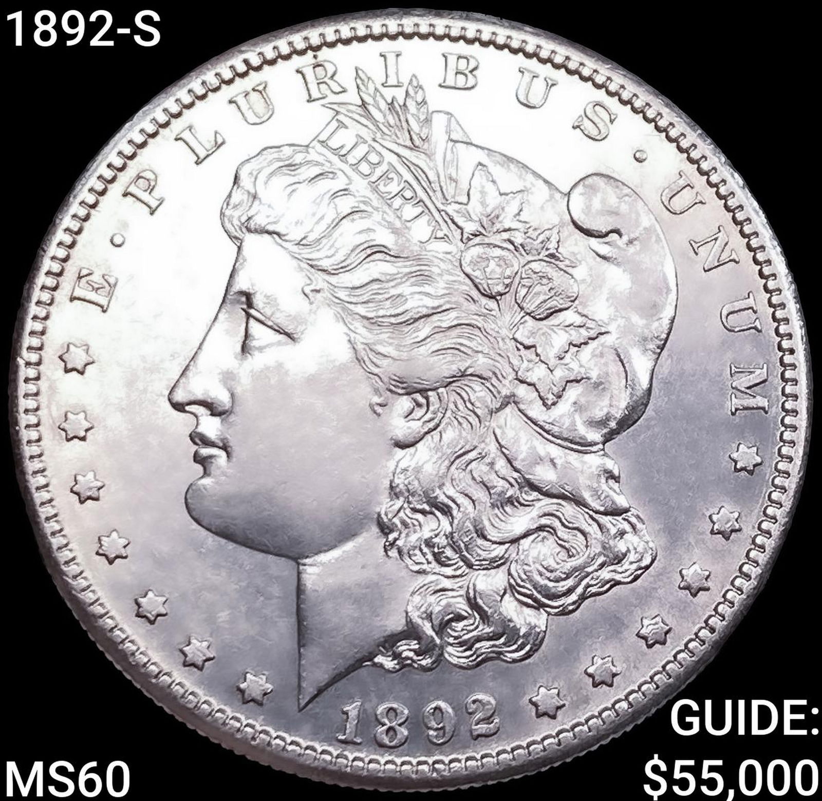1892-S Morgan Silver Dollar UNCIRCULATED (1 of 2)