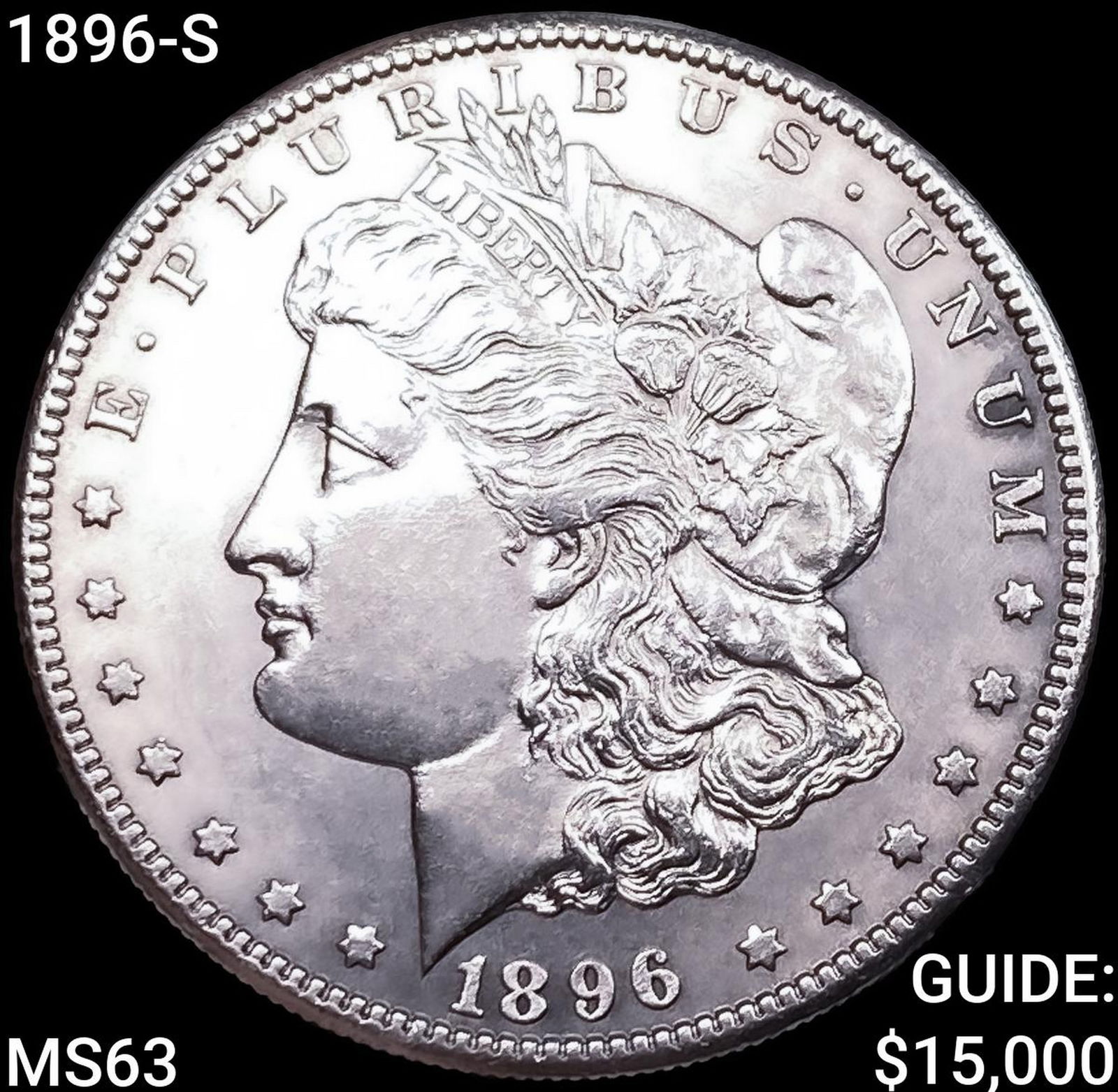 1896-S Morgan Silver Dollar CHOICE BU (1 of 2)