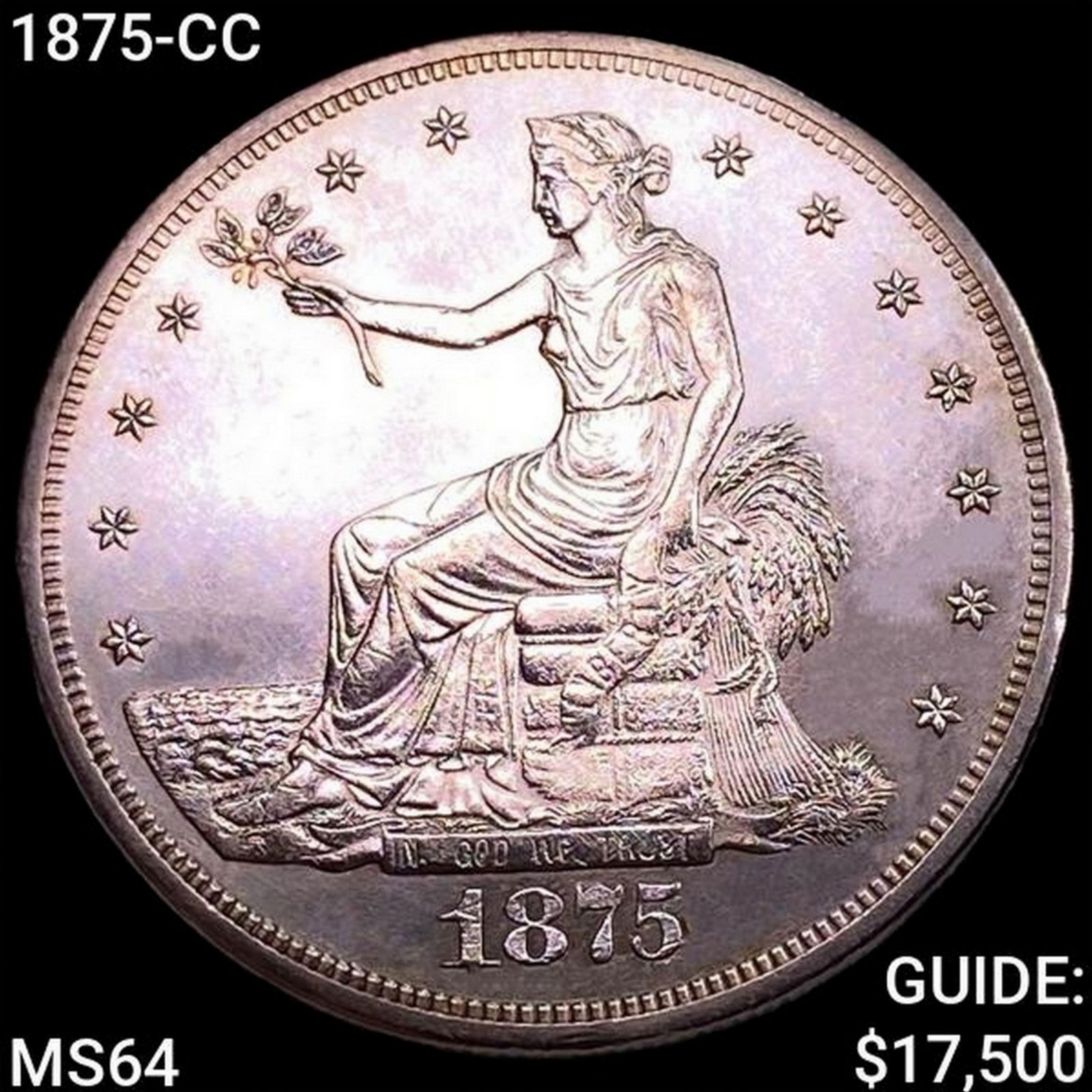 1875-CC Silver Trade Dollar CHOICE BU: 1875-CC Silver Trade Dollar CHOICE BU