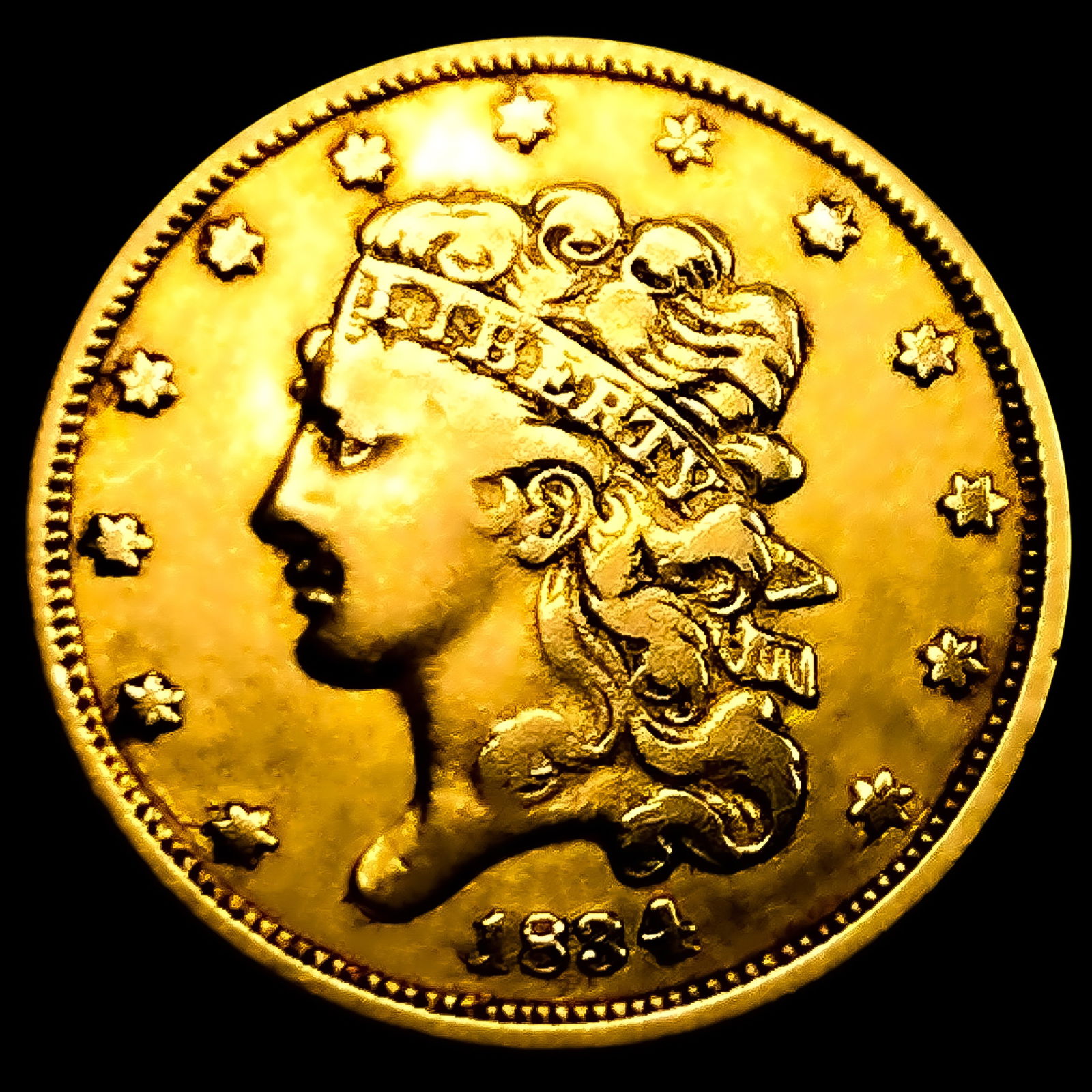 1834 $5 Gold Half Eagle (1 of 2)