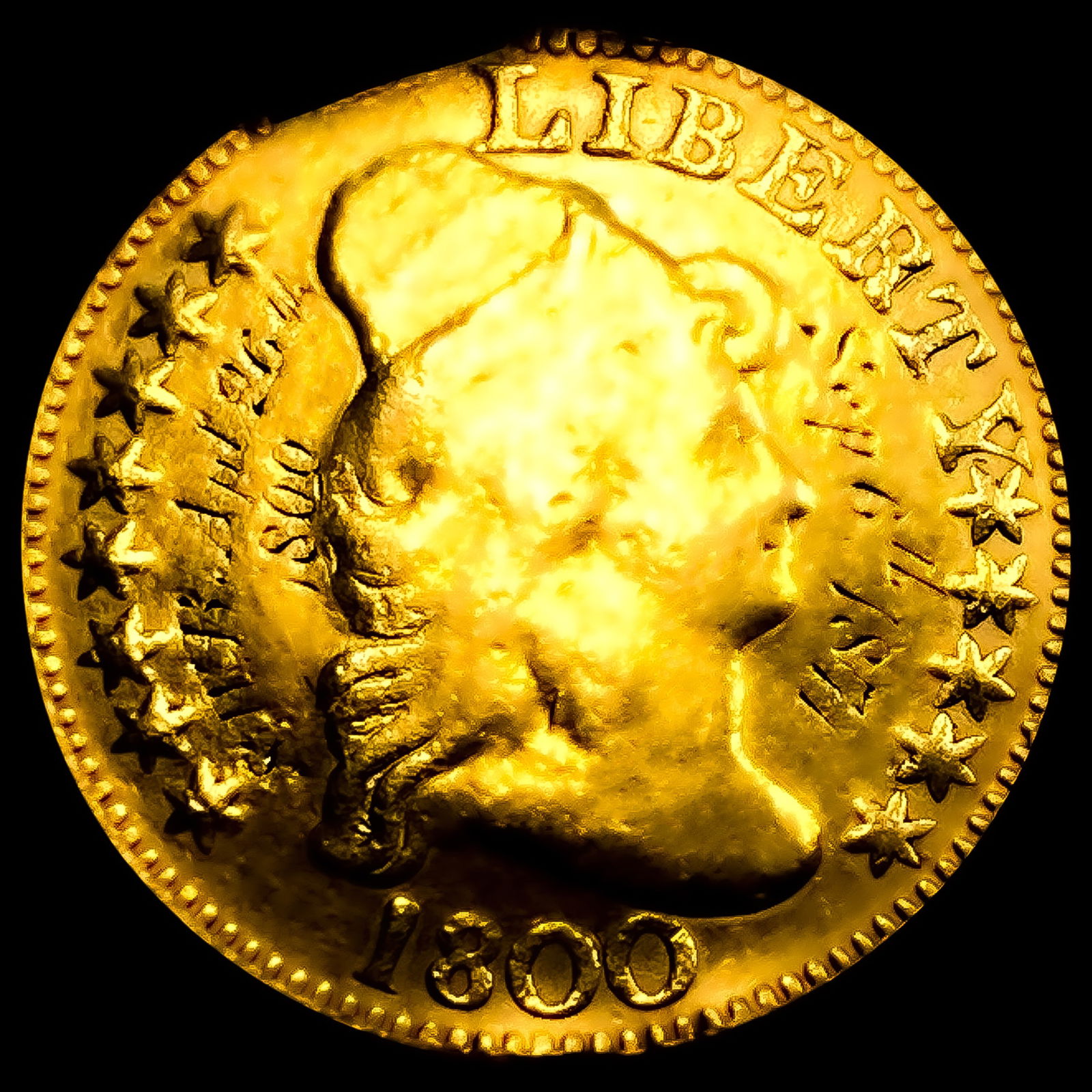 1800 $5 Gold Half Eagle: 1800 $5 Gold Half Eagle