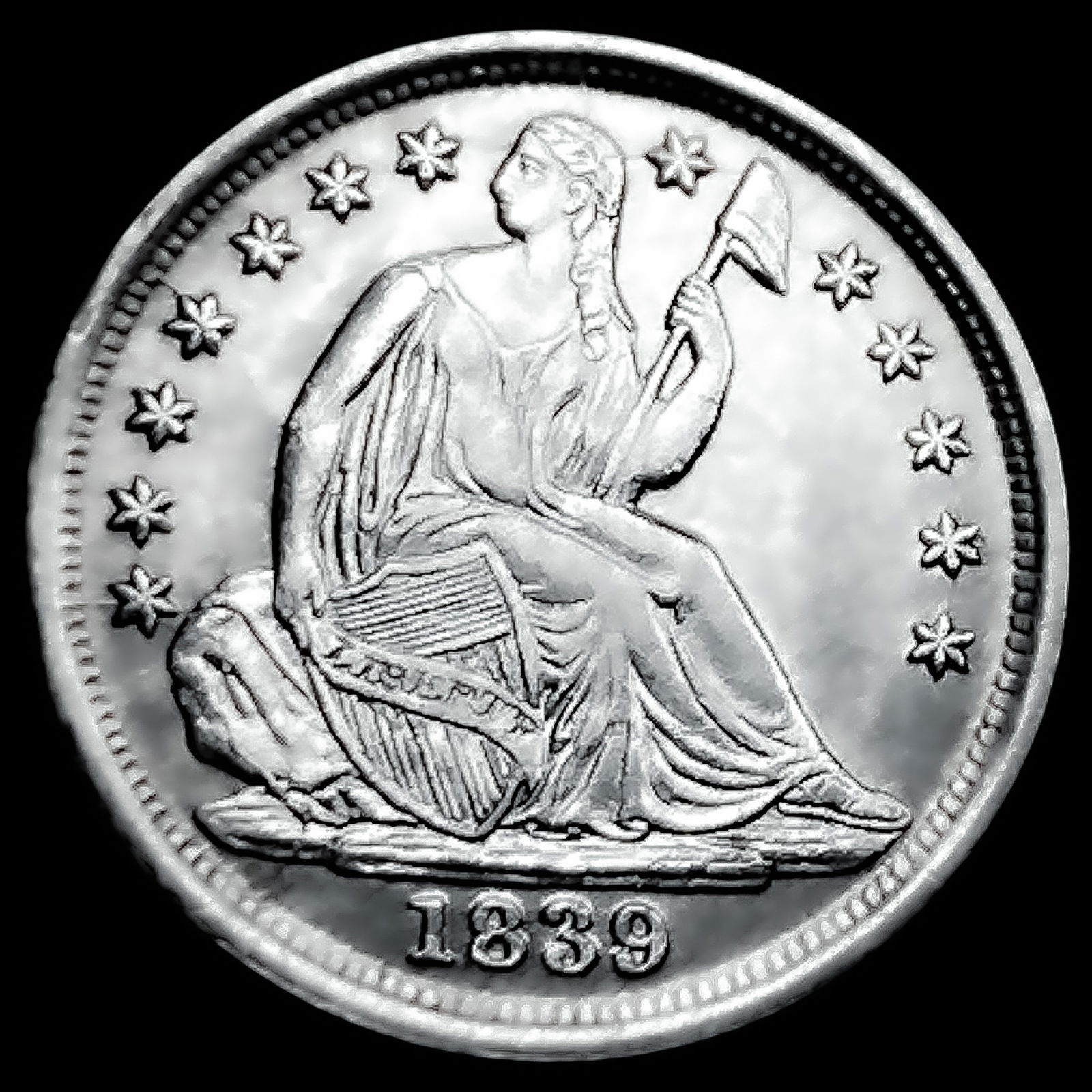 1839-O Seated Liberty Half Dime (1 of 2)