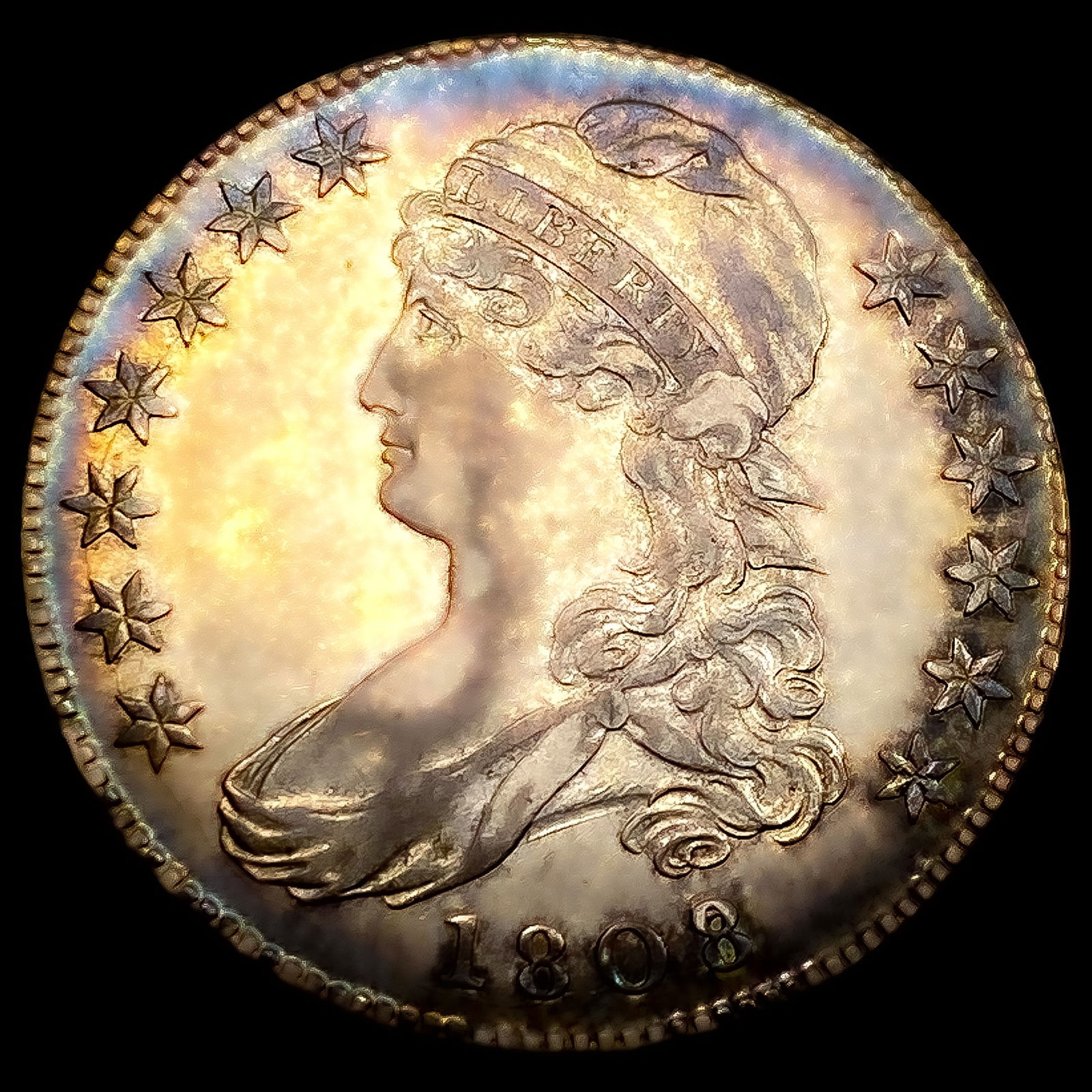 1808/7 Capped Bust Half Dollar: 1808/7 Capped Bust Half Dollar