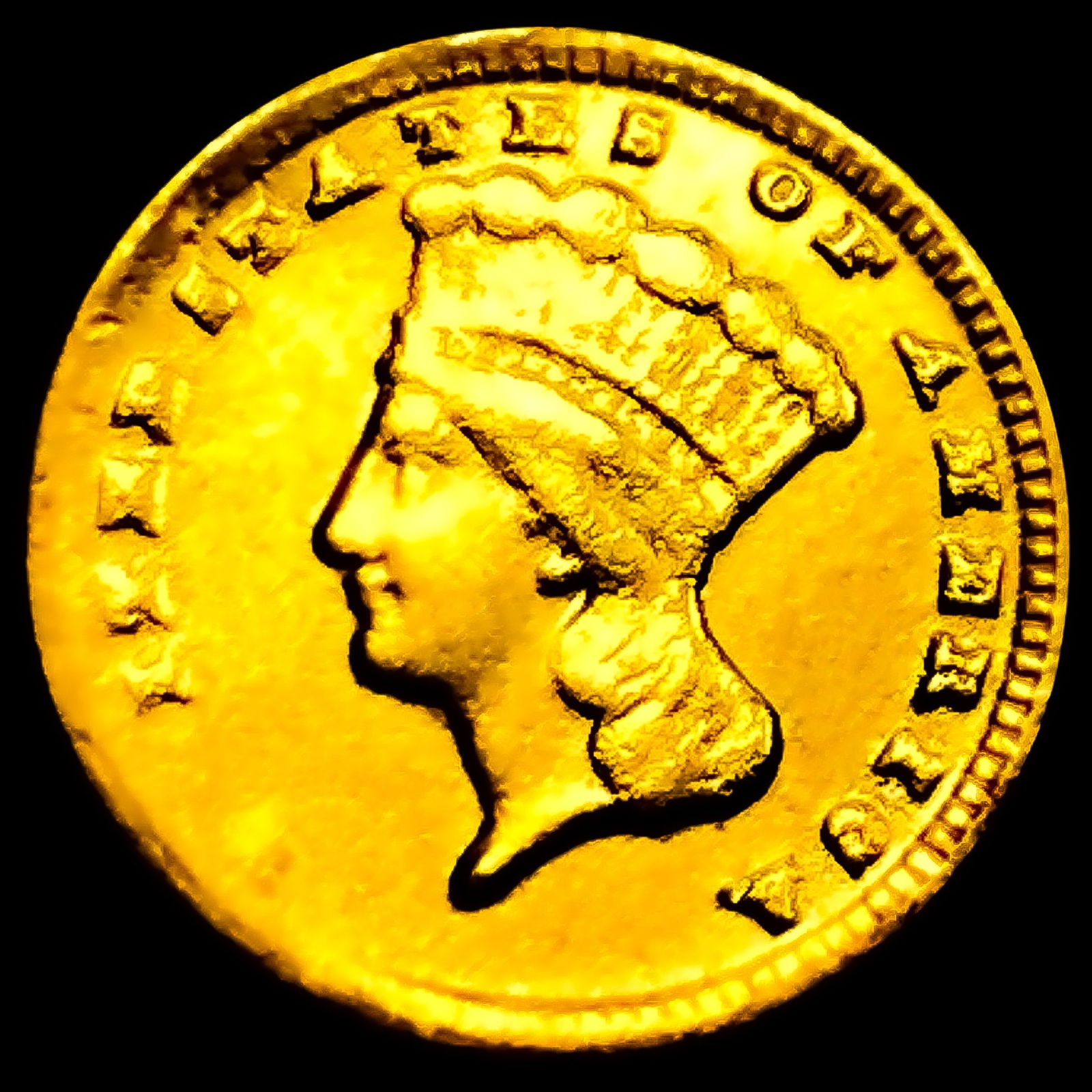 1860-D Rare Gold Dollar (1 of 2)