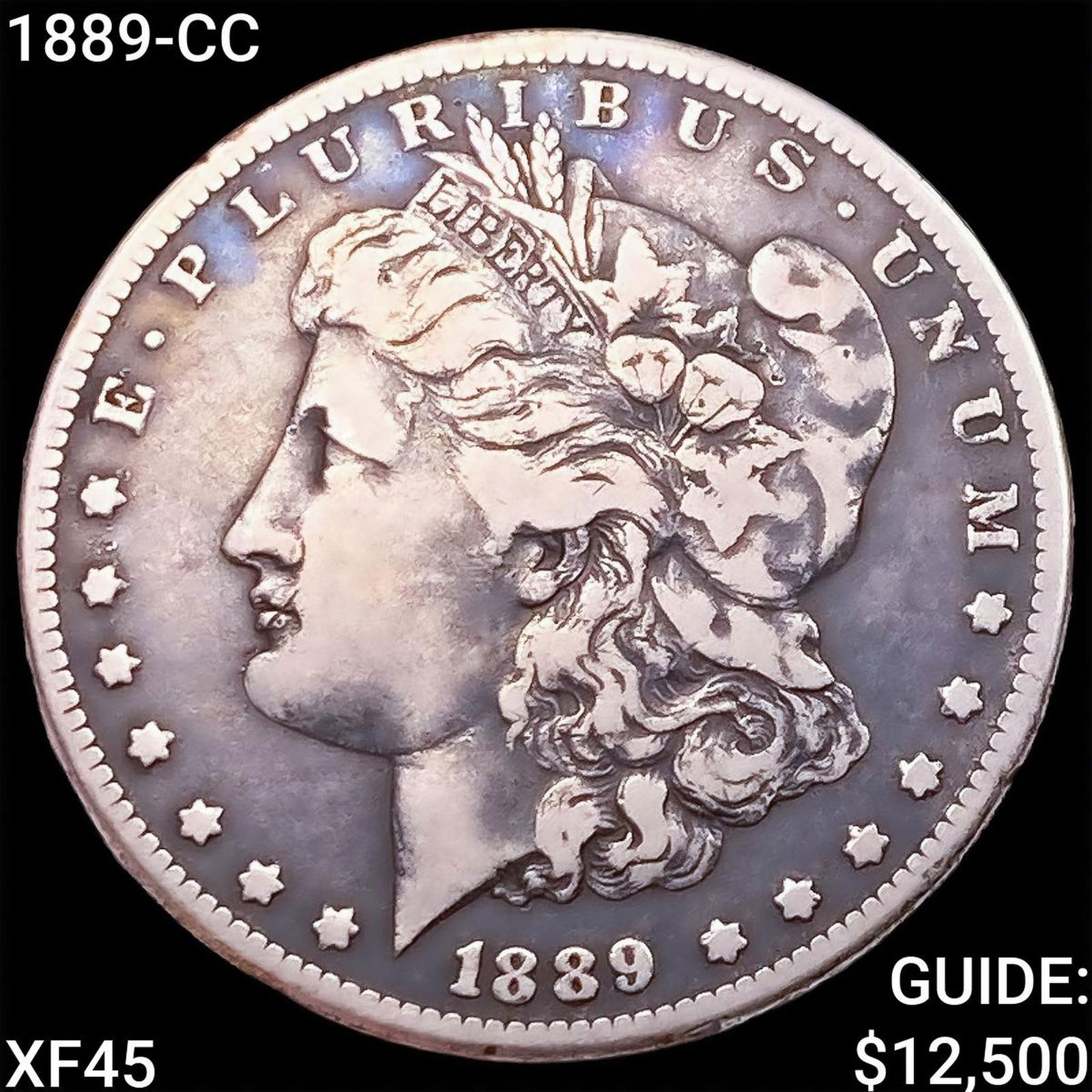 1889-CC Morgan Silver Dollar NEARLY UNCIRCULATED (1 of 2)