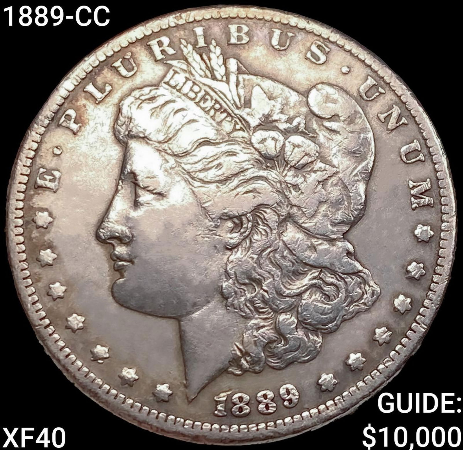 1889-CC Morgan Silver Dollar NEARLY UNCIRCULATED (1 of 2)