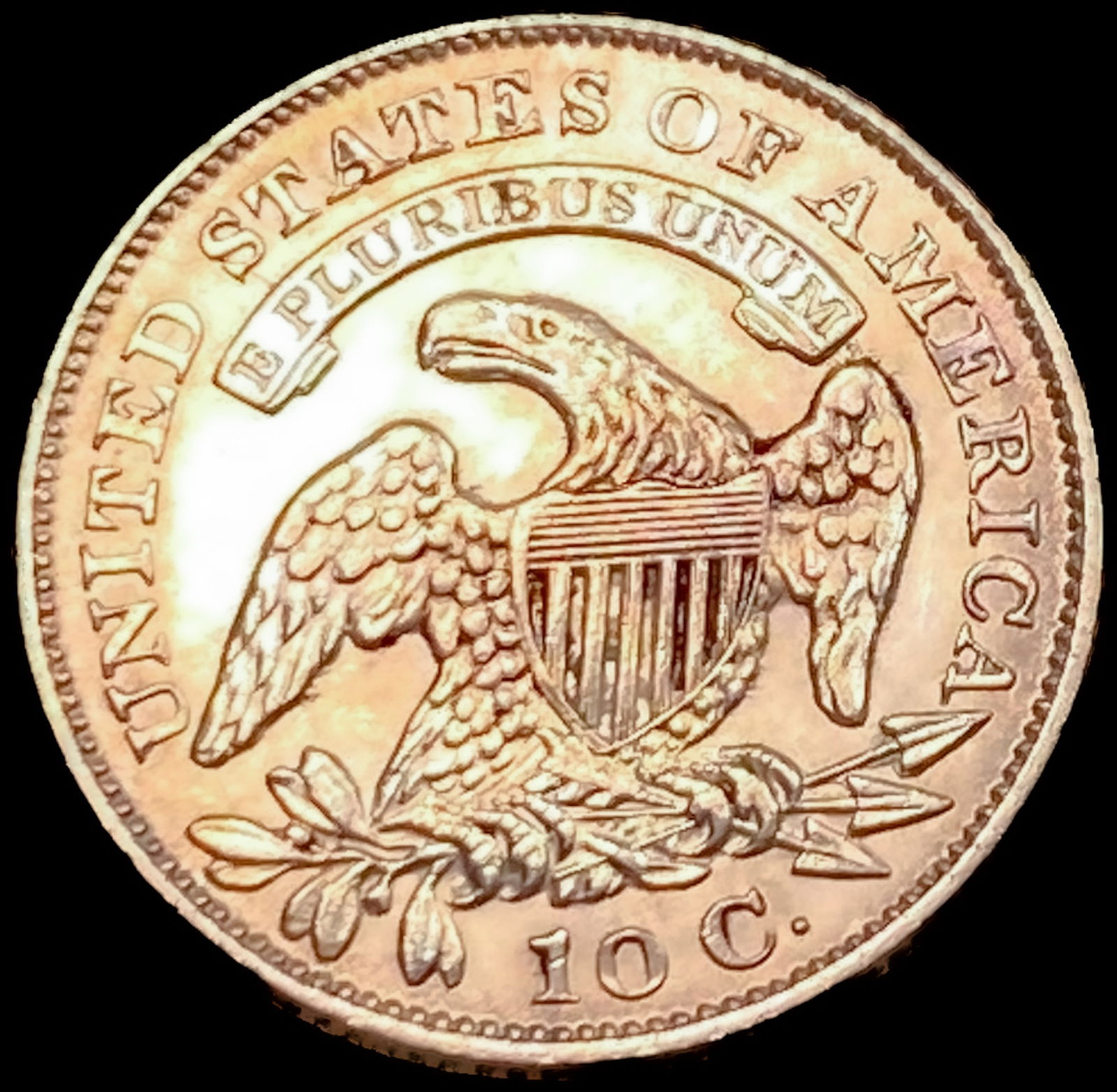 1830 Capped Bust Dime UNCIRCULATED - 2