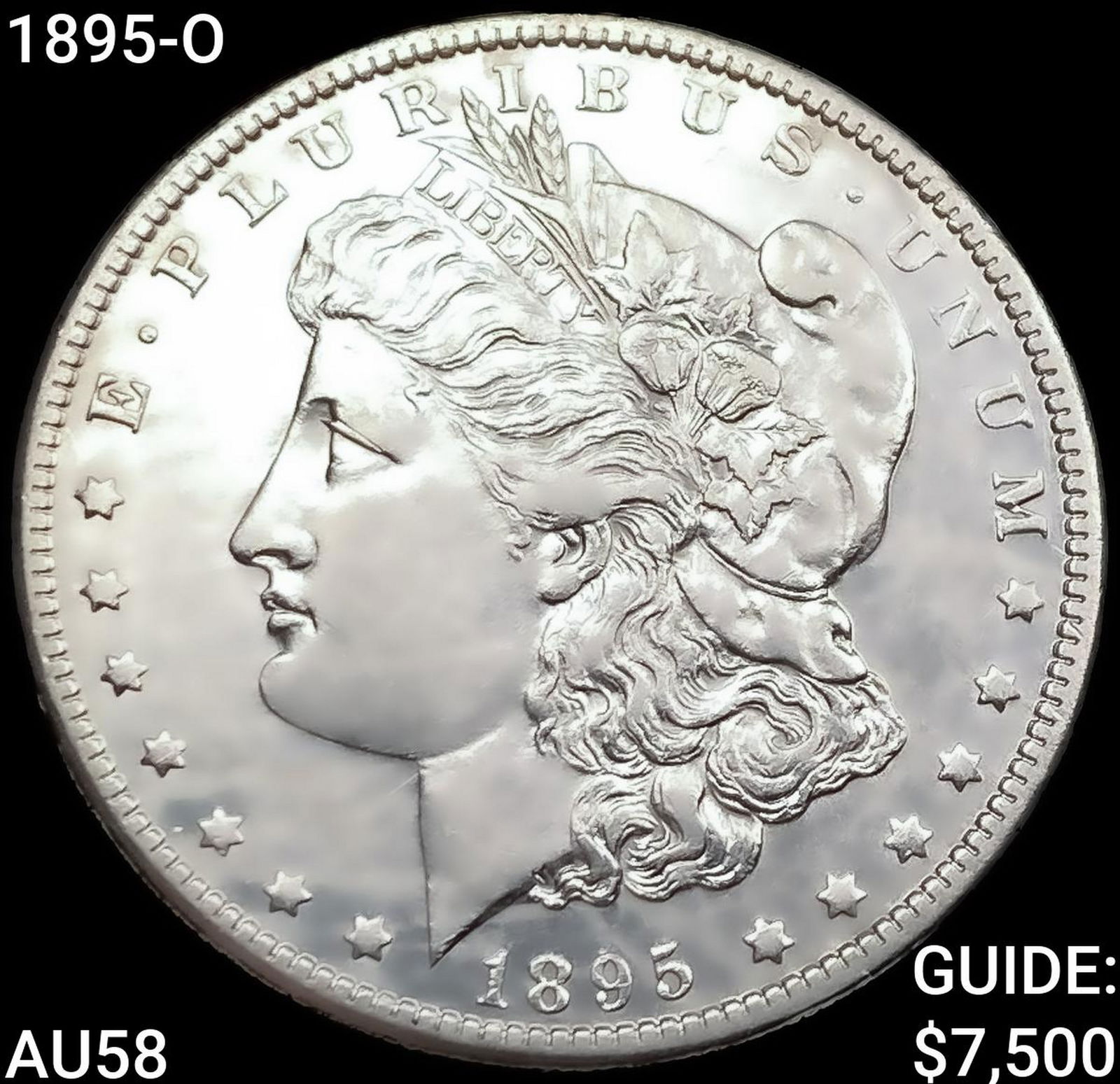 1895-O Morgan Silver Dollar CHOICE AU (1 of 2)