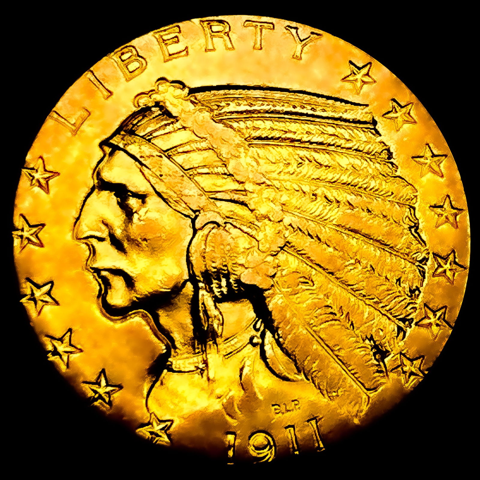 1911-S $5 Gold Half Eagle (1 of 2)
