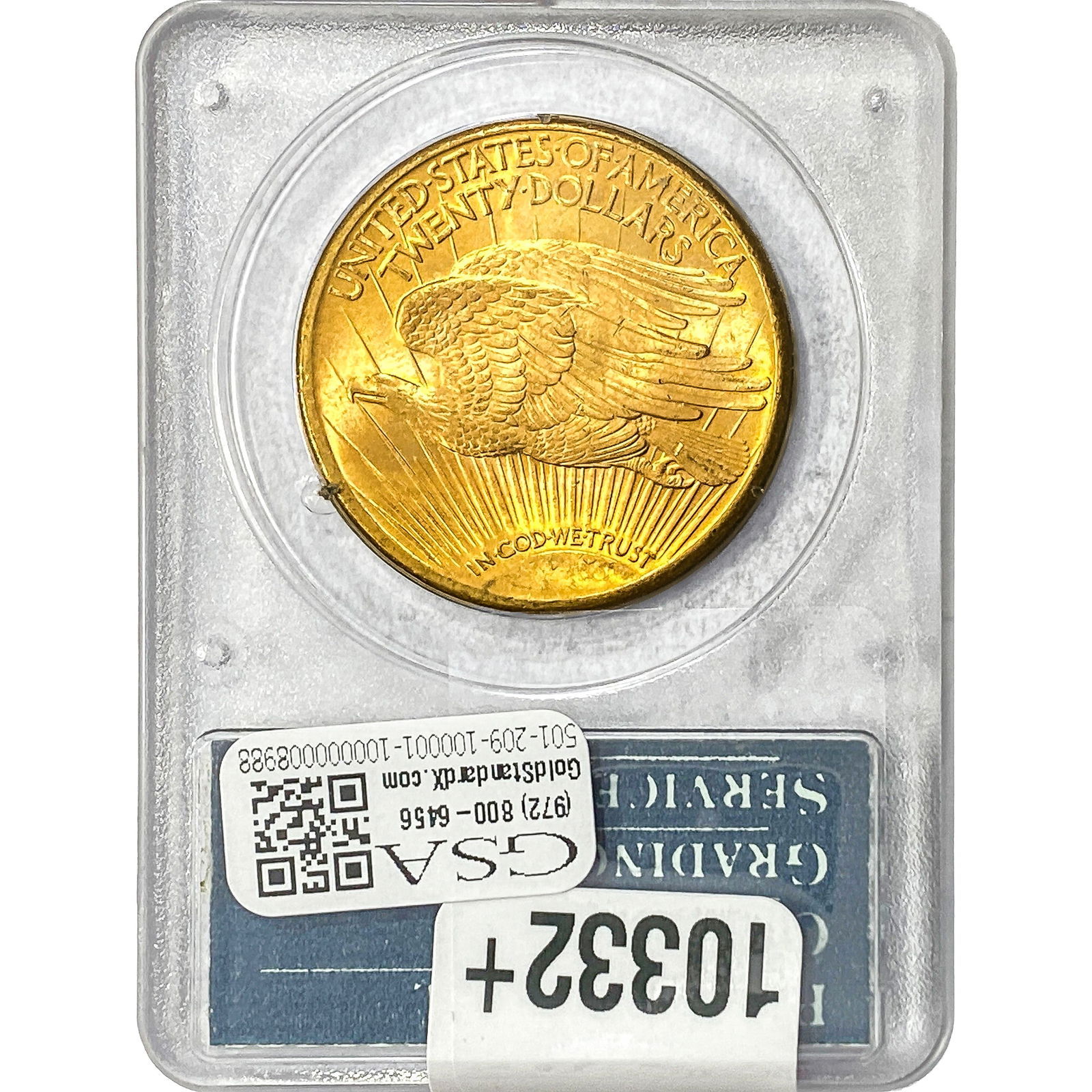 1925 $20 Gold Double Eagle PCGS MS63 - 2