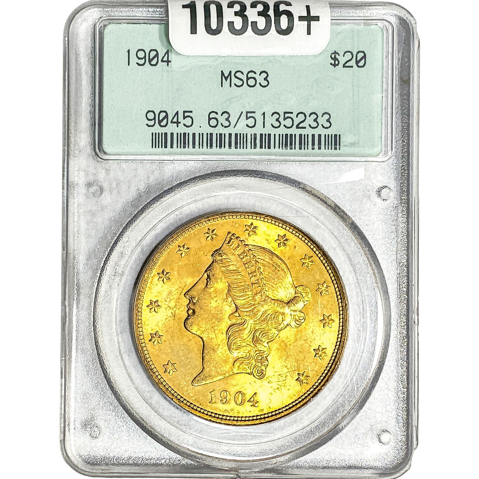 1904 $20 Gold Double Eagle PCGS MS63 (1 of 2)
