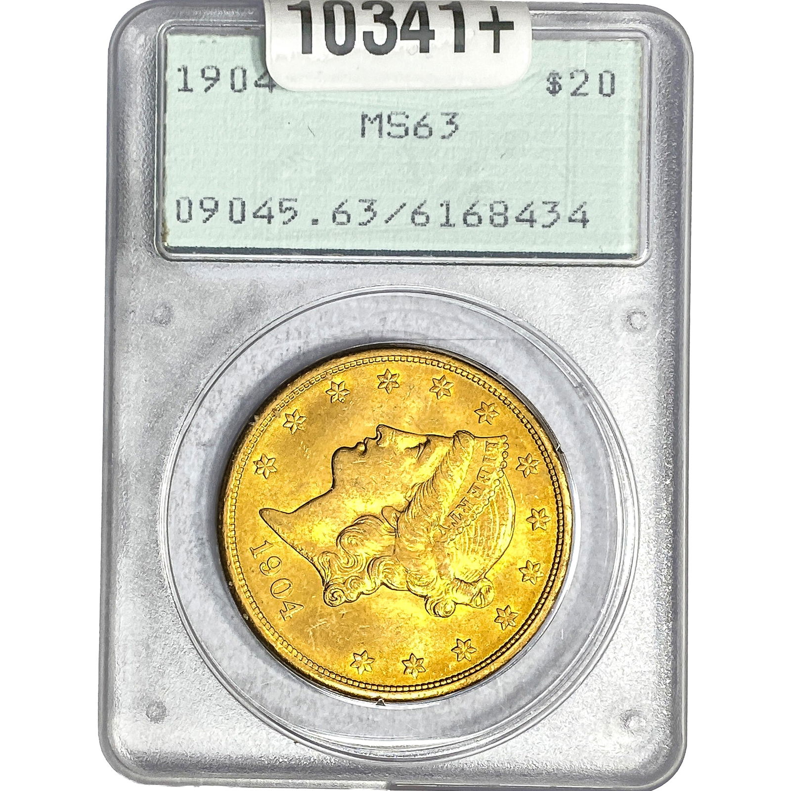 1904 $20 Gold Double Eagle PCGS MS63 (1 of 2)