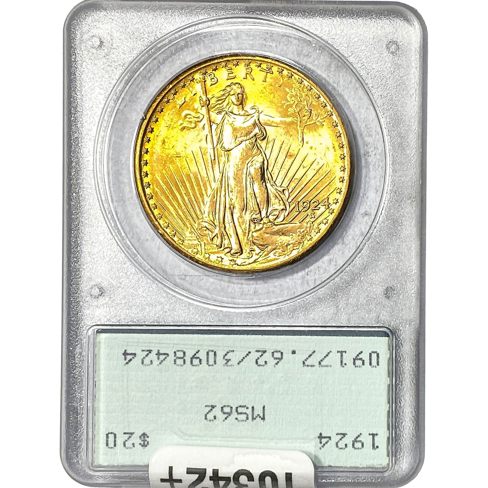 1924 $20 Gold Double Eagle PCGS MS62 (1 of 2)