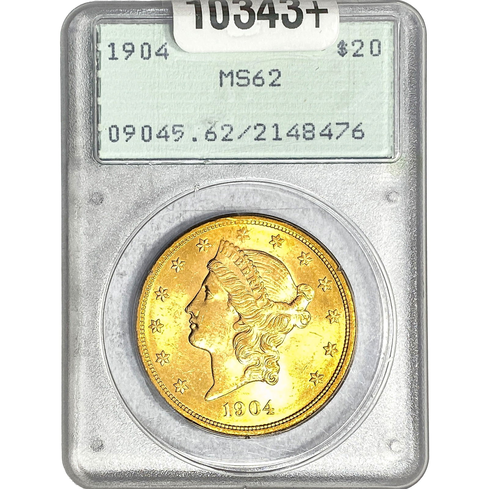 1904 $20 Gold Double Eagle PCGS MS62 (1 of 2)