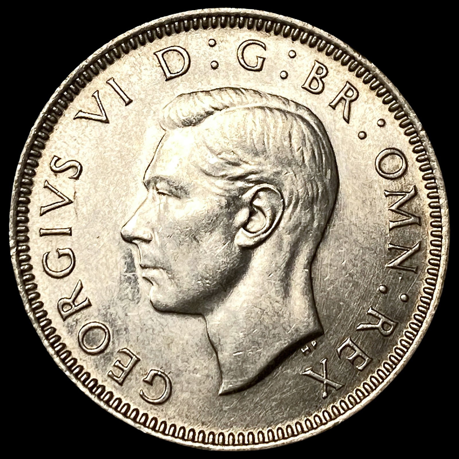 1945 G. Britain Silver Shilling UNCIRCULATED: 1945 G. Britain Silver Shilling UNCIRCULATED