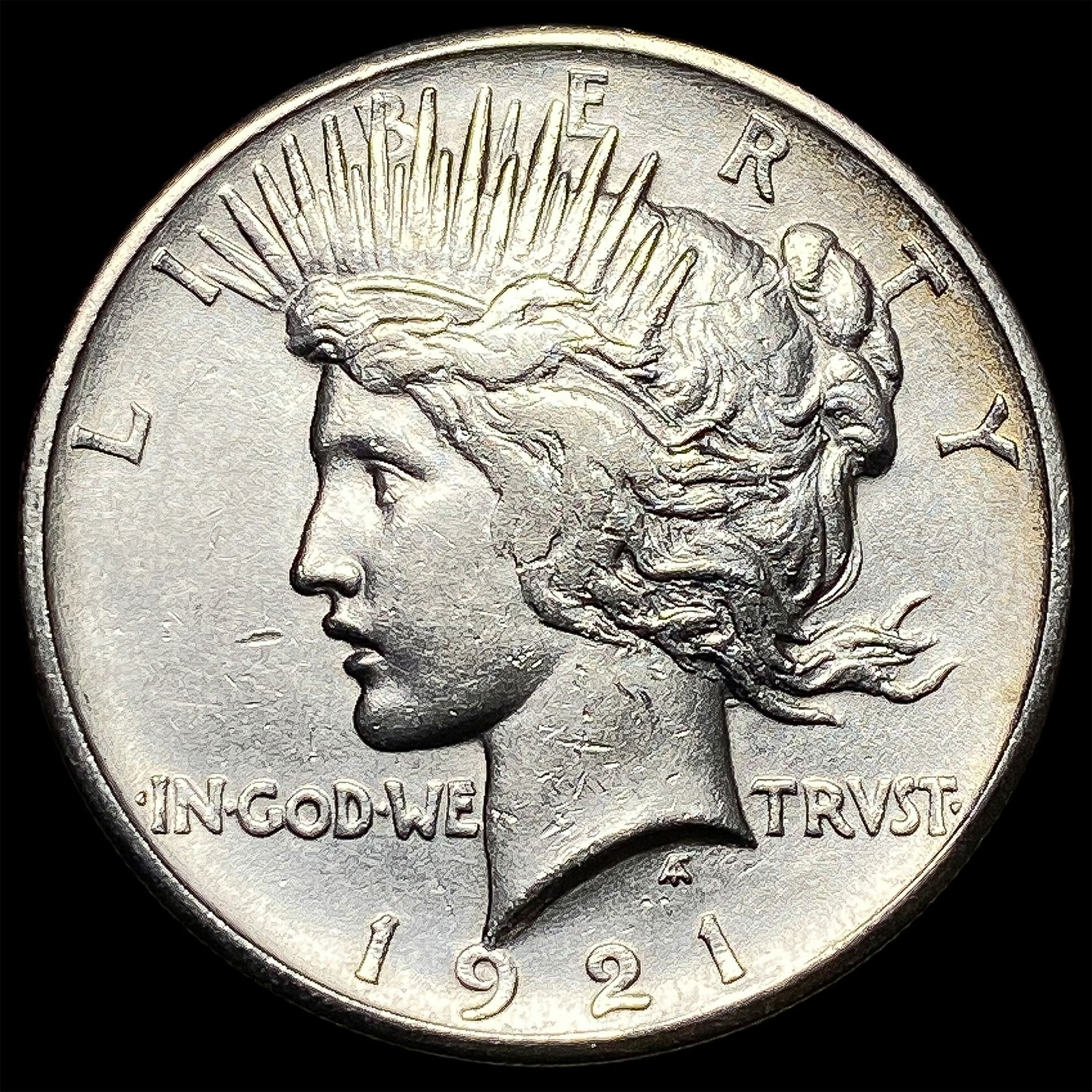 1921 Silver Peace Dollar CLOSELY UNCIRCULATED: 1921 Silver Peace Dollar CLOSELY UNCIRCULATED