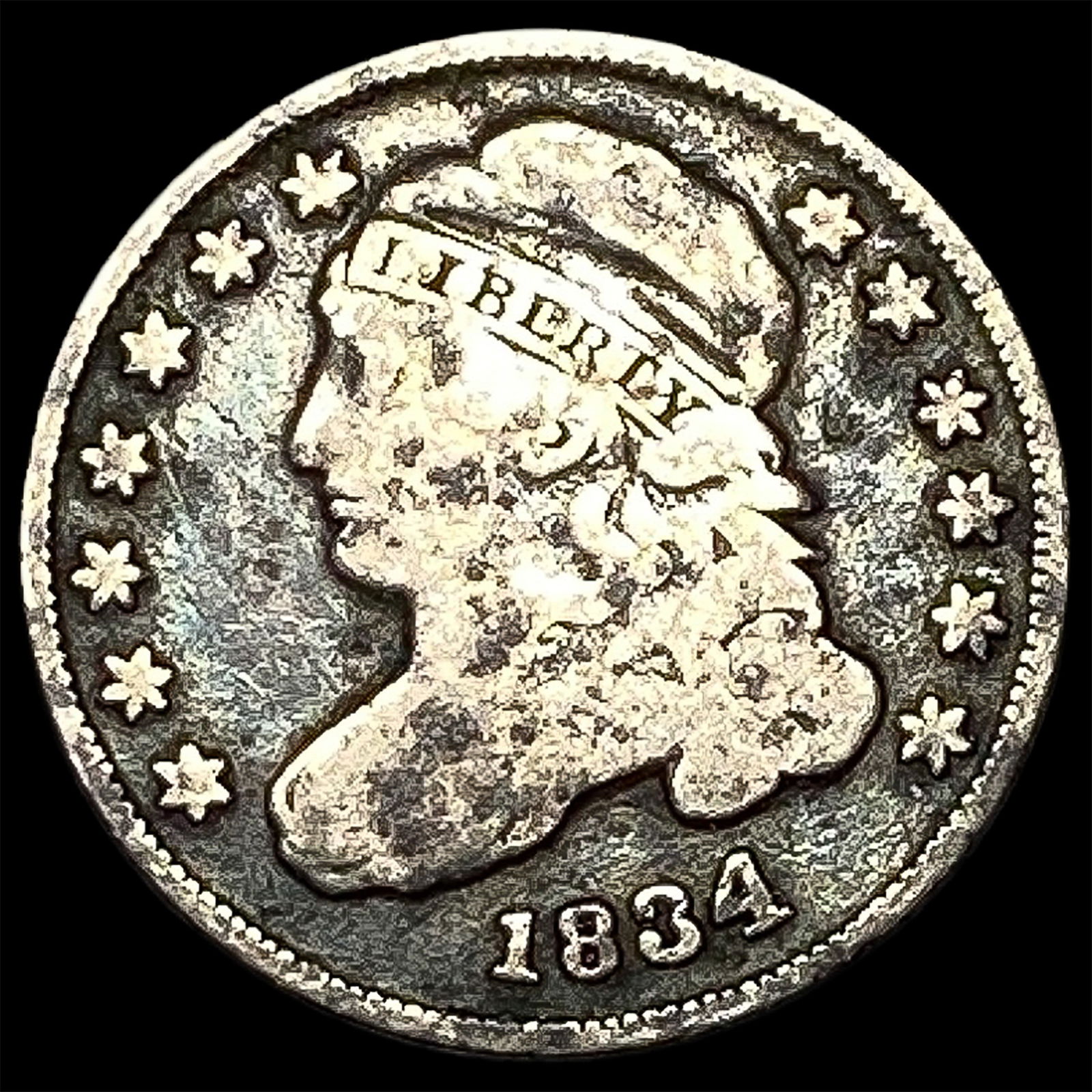 1834 Capped Bust Dime HIGH GRADE (1 of 2)