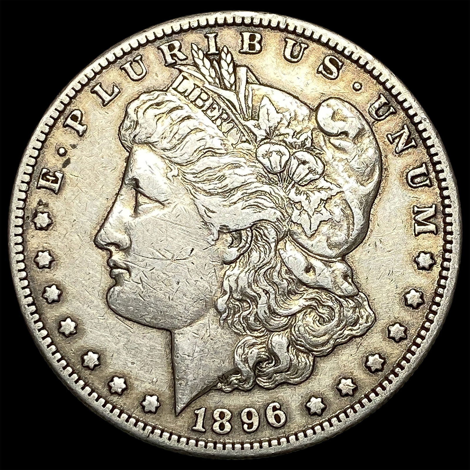1896-S Silver Morgan Dollar NEARLY UNCIRCULATED: 1896-S Silver Morgan Dollar NEARLY UNCIRCULATED