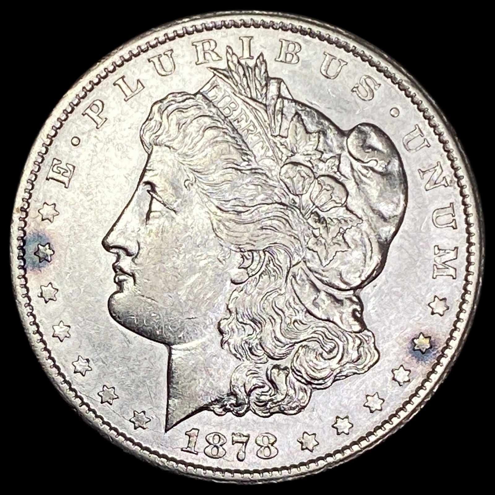 1878-CC Silver Morgan Dollar CLOSELY UNCIRCULATED: 1878-CC Silver Morgan Dollar CLOSELY UNCIRCULATED