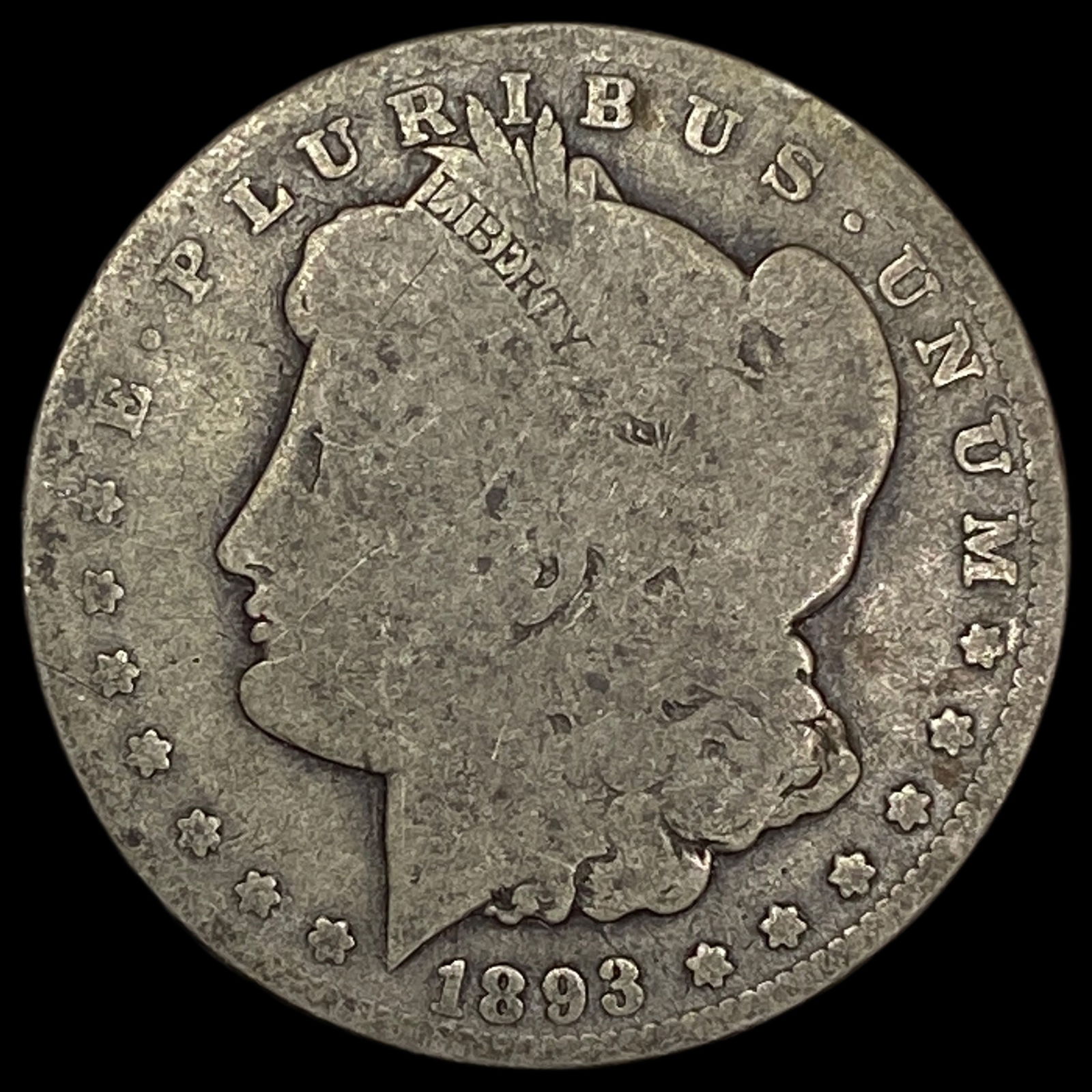 1893-O Silver Morgan Dollar NICELY CIRCULATED: 1893-O Silver Morgan Dollar NICELY CIRCULATED