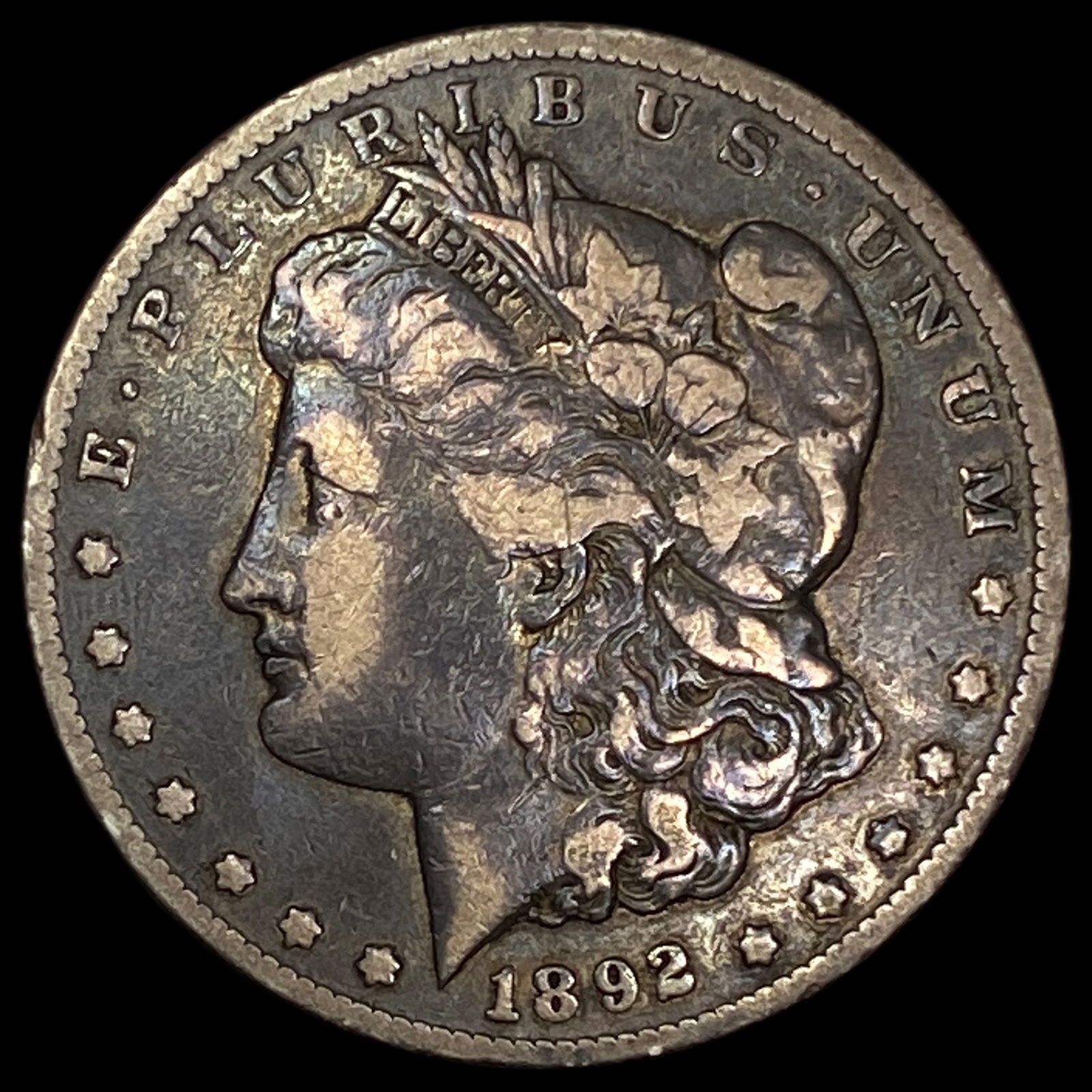 1892-CC Silver Morgan Dollar LIGHTLY CIRCULATED: 1892-CC Silver Morgan Dollar LIGHTLY CIRCULATED
