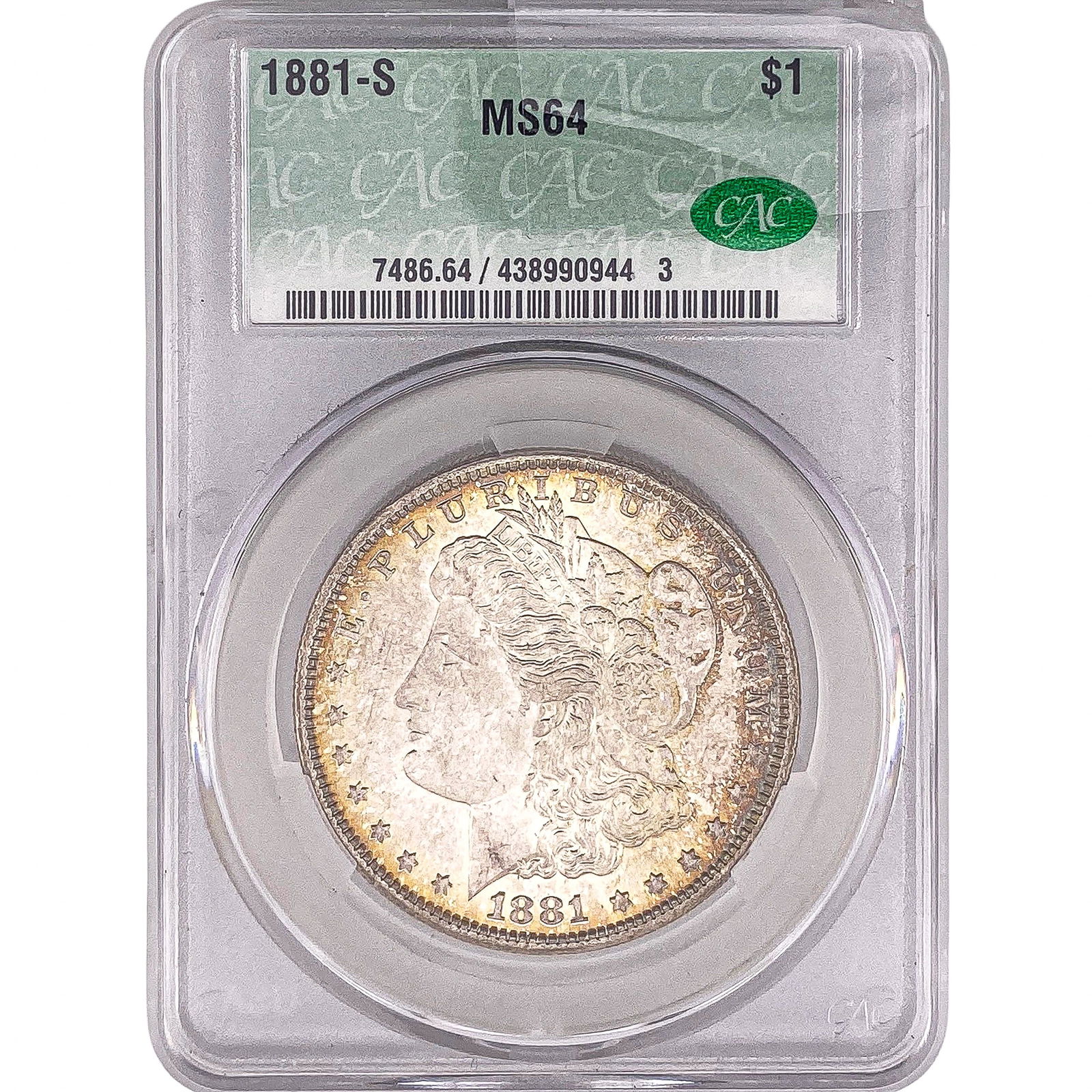 1881-S Morgan Silver Dollar CAC MS64 (1 of 2)