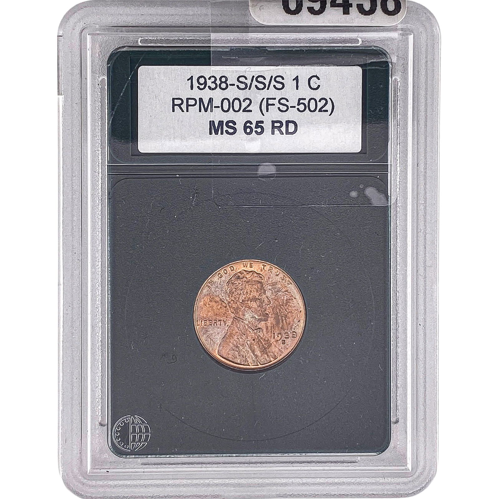 1938-S/S/S Wheat Cent MS65 RD RPM-002 FS-502 (1 of 2)