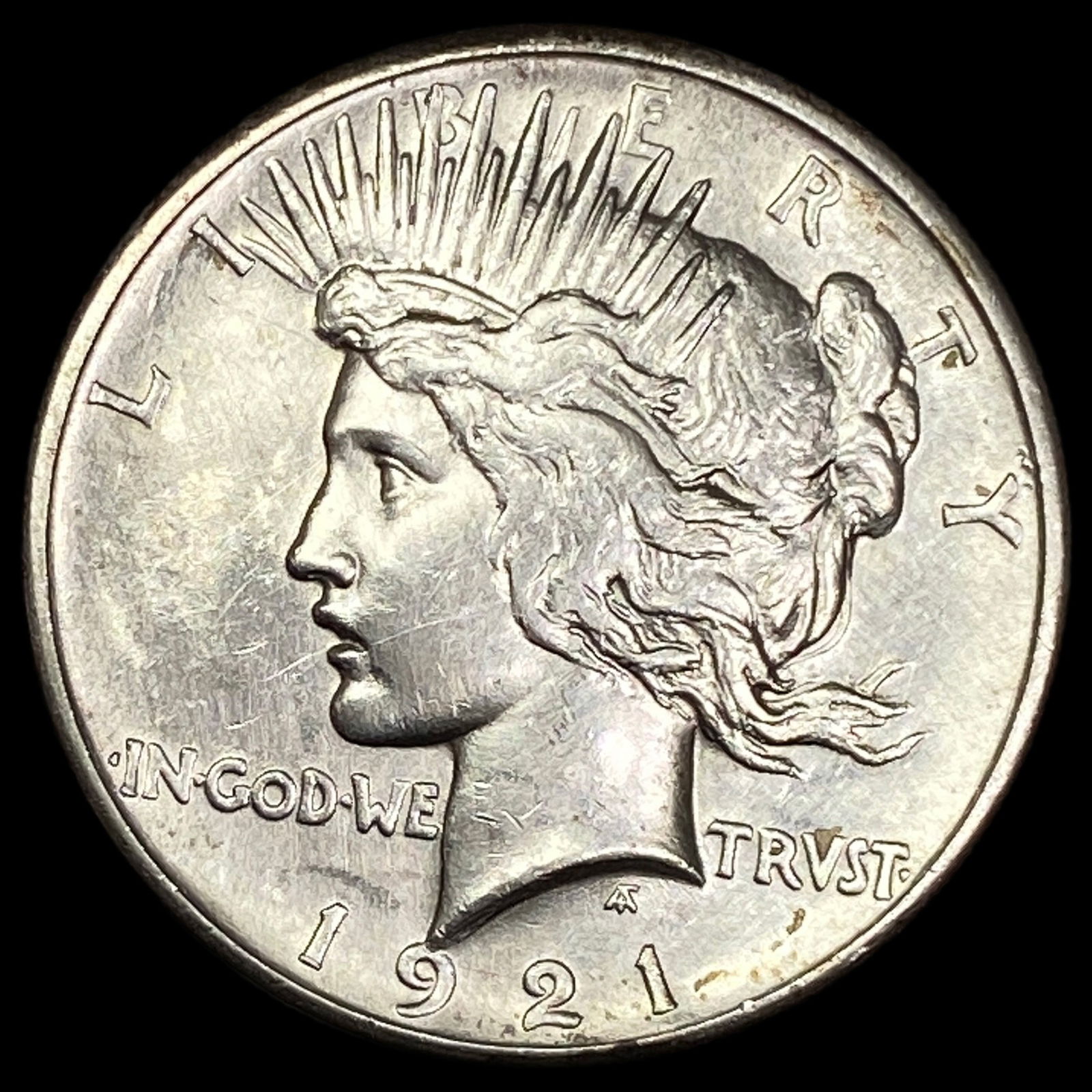 1921 Silver Peace Dollar CLOSELY UNCIRCULATED: 1921 Silver Peace Dollar CLOSELY UNCIRCULATED