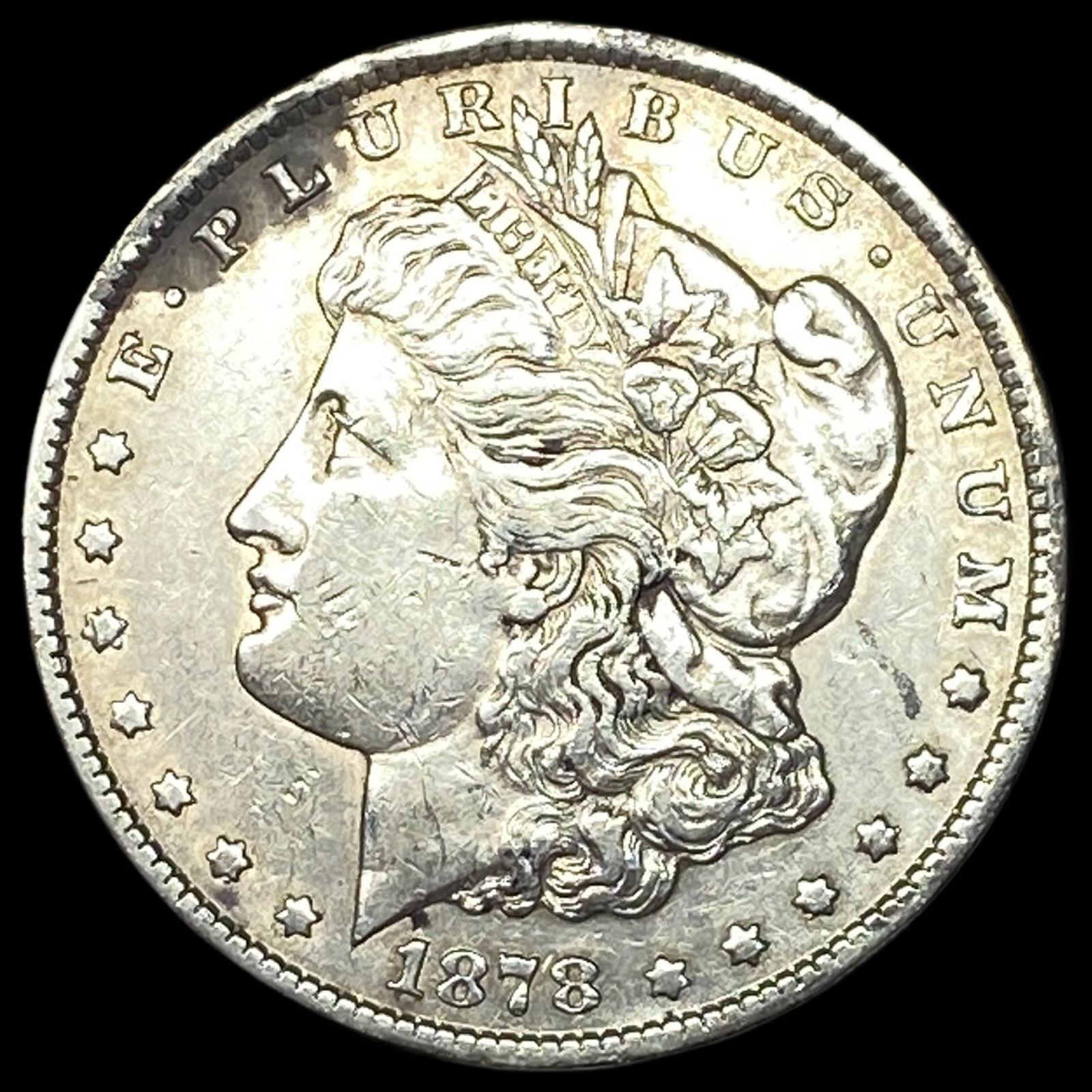 1878-CC Silver Morgan Dollar NEARLY UNCIRCULATED: 1878-CC Silver Morgan Dollar NEARLY UNCIRCULATED