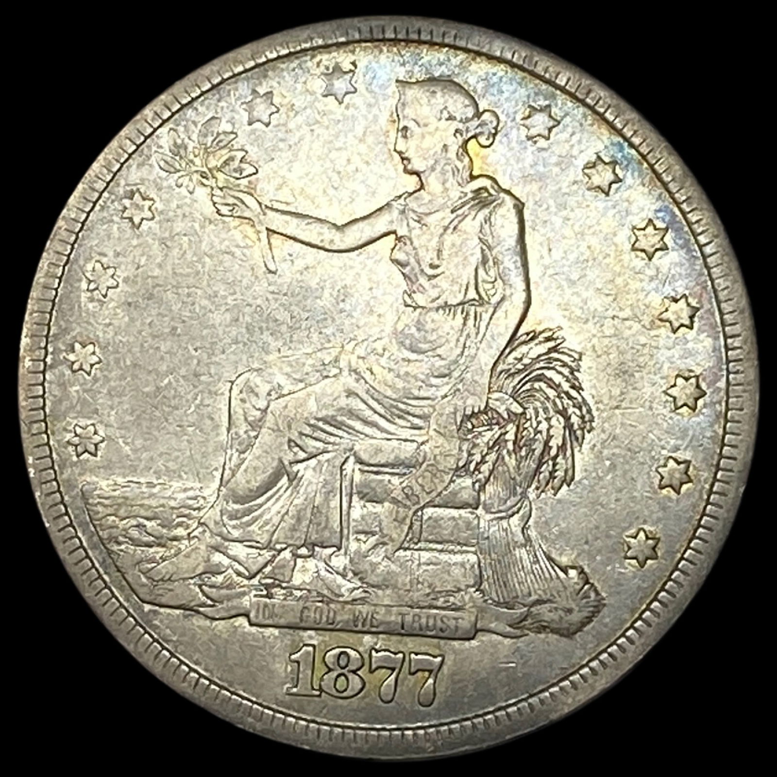 1877 Silver Trade Dollar LIGHTLY CIRCULATED: 1877 Silver Trade Dollar LIGHTLY CIRCULATED