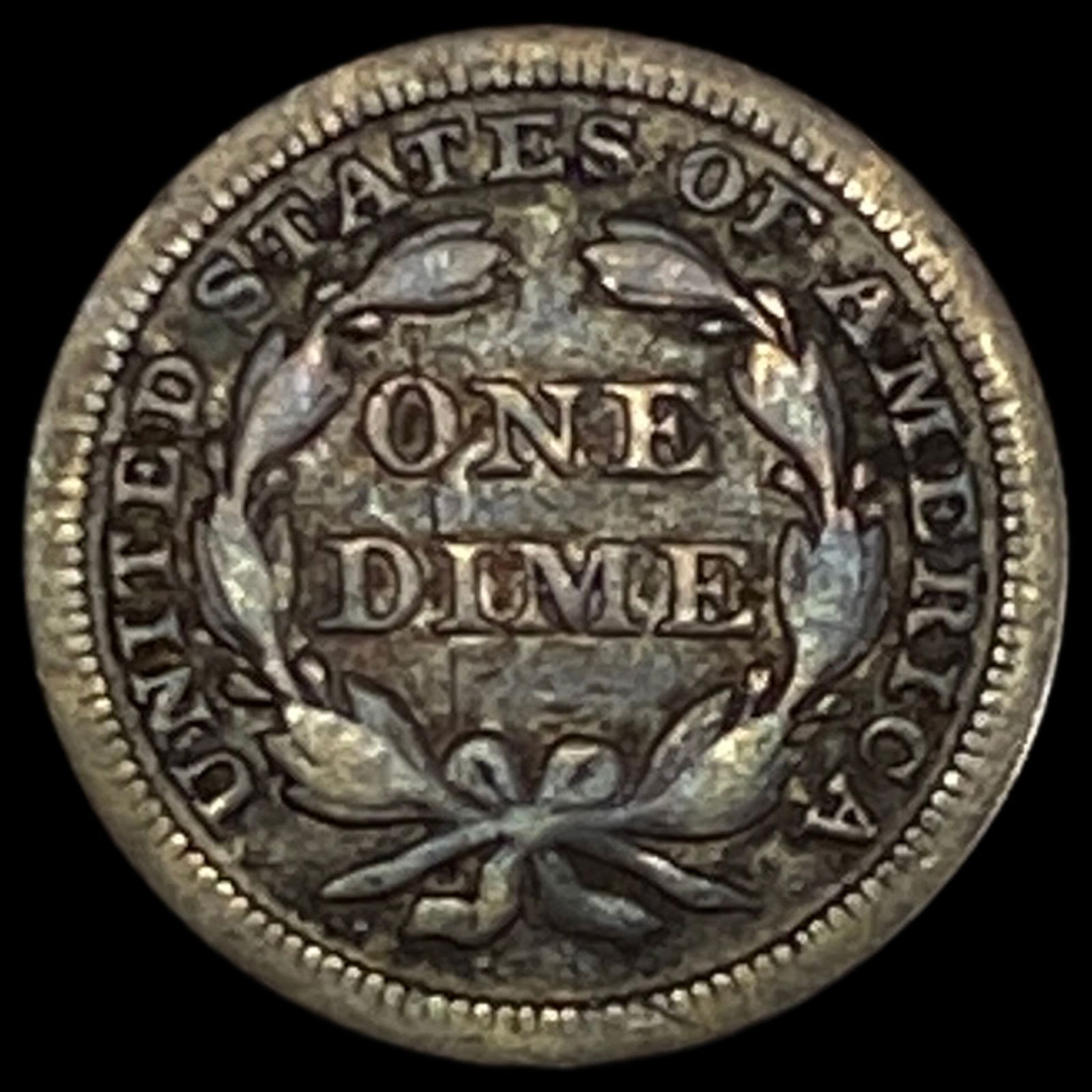 1844 Seated Liberty Dime LIGHTLY CIRCULATED - 2