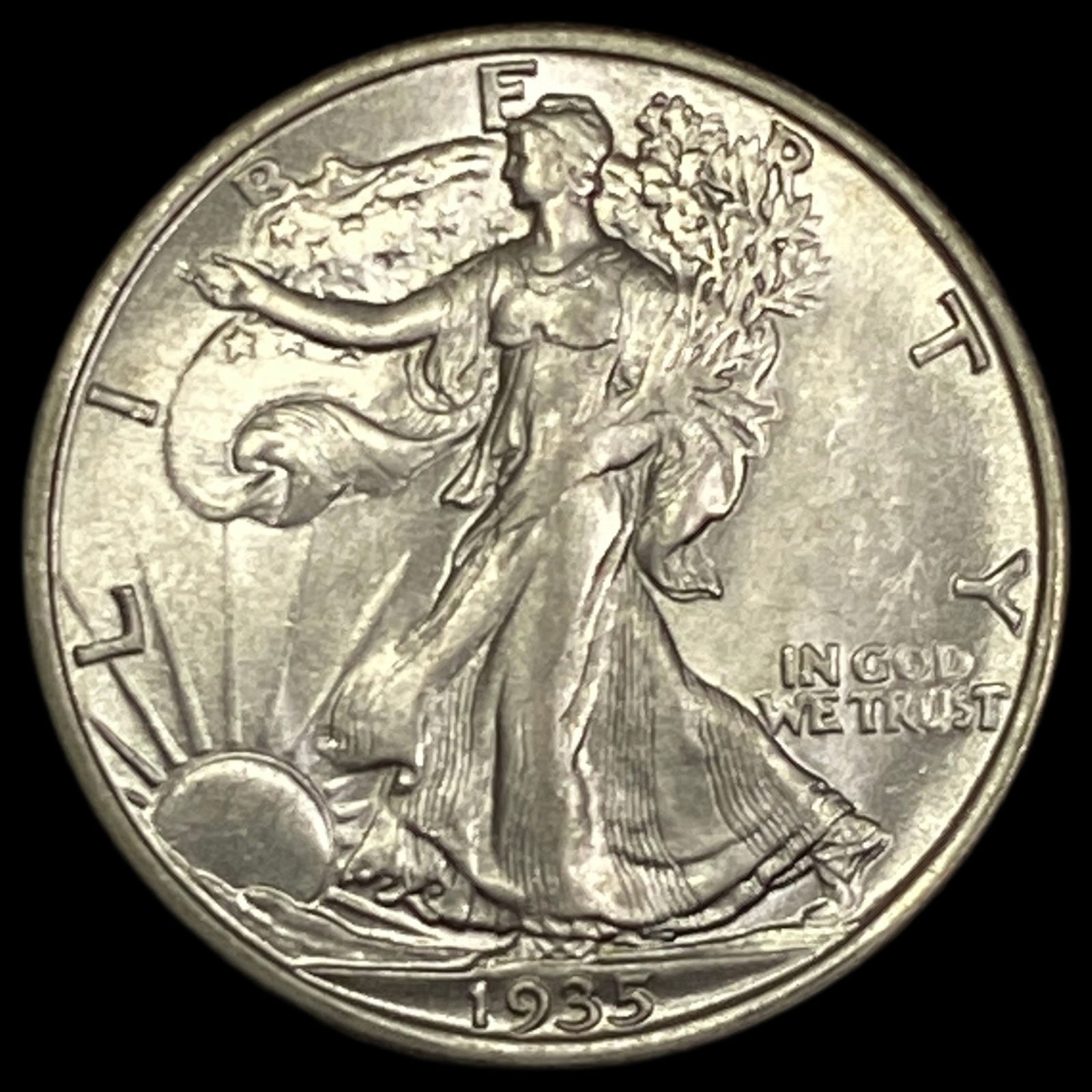 1935 Walking Liberty Half Dollar UNCIRCULATED: 1935 Walking Liberty Half Dollar UNCIRCULATED