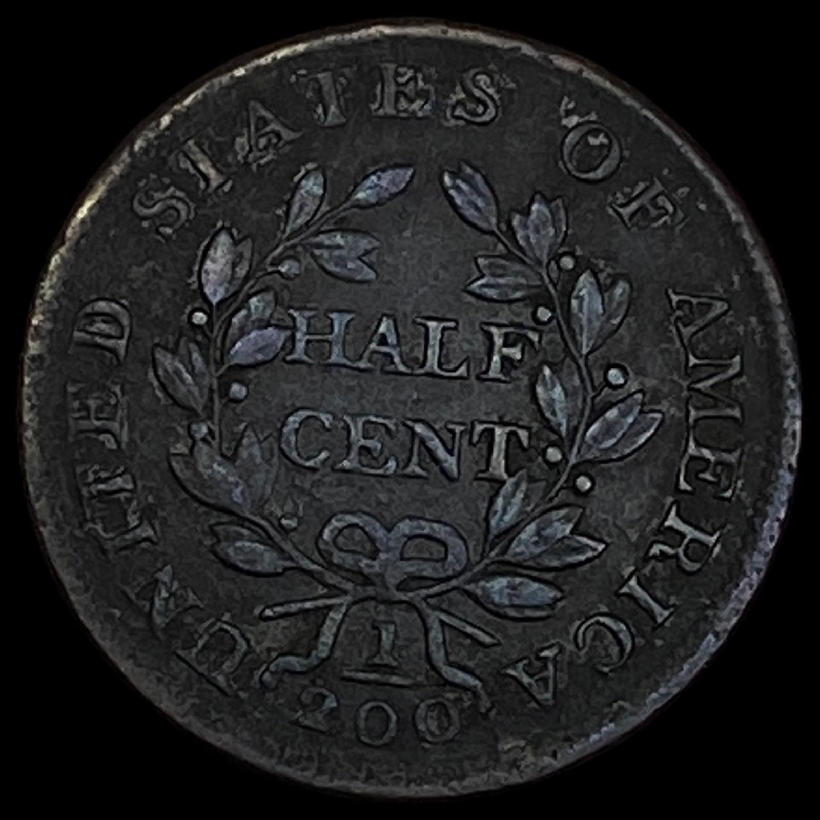1803 Draped Bust Half Cent HIGH GRADE - 2