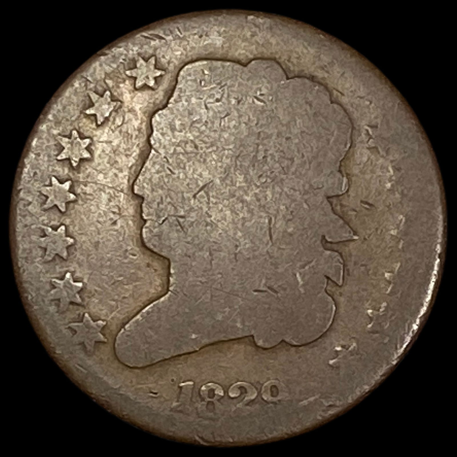 1829 Classic Head Half Cent NICELY CIRCULATED (1 of 2)
