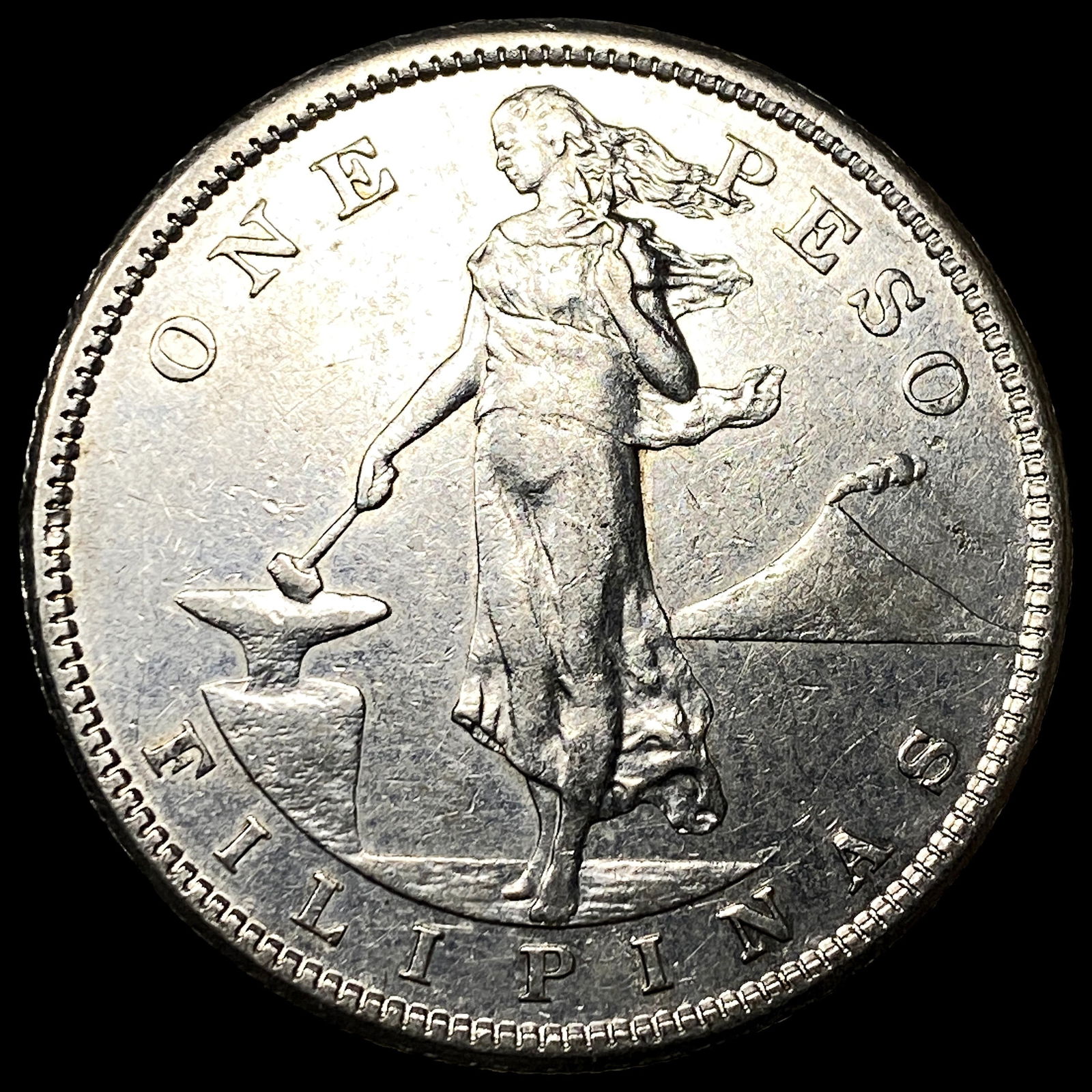 1907-S US-Philippines Silver Peso UNCIRCULATED (1 of 2)