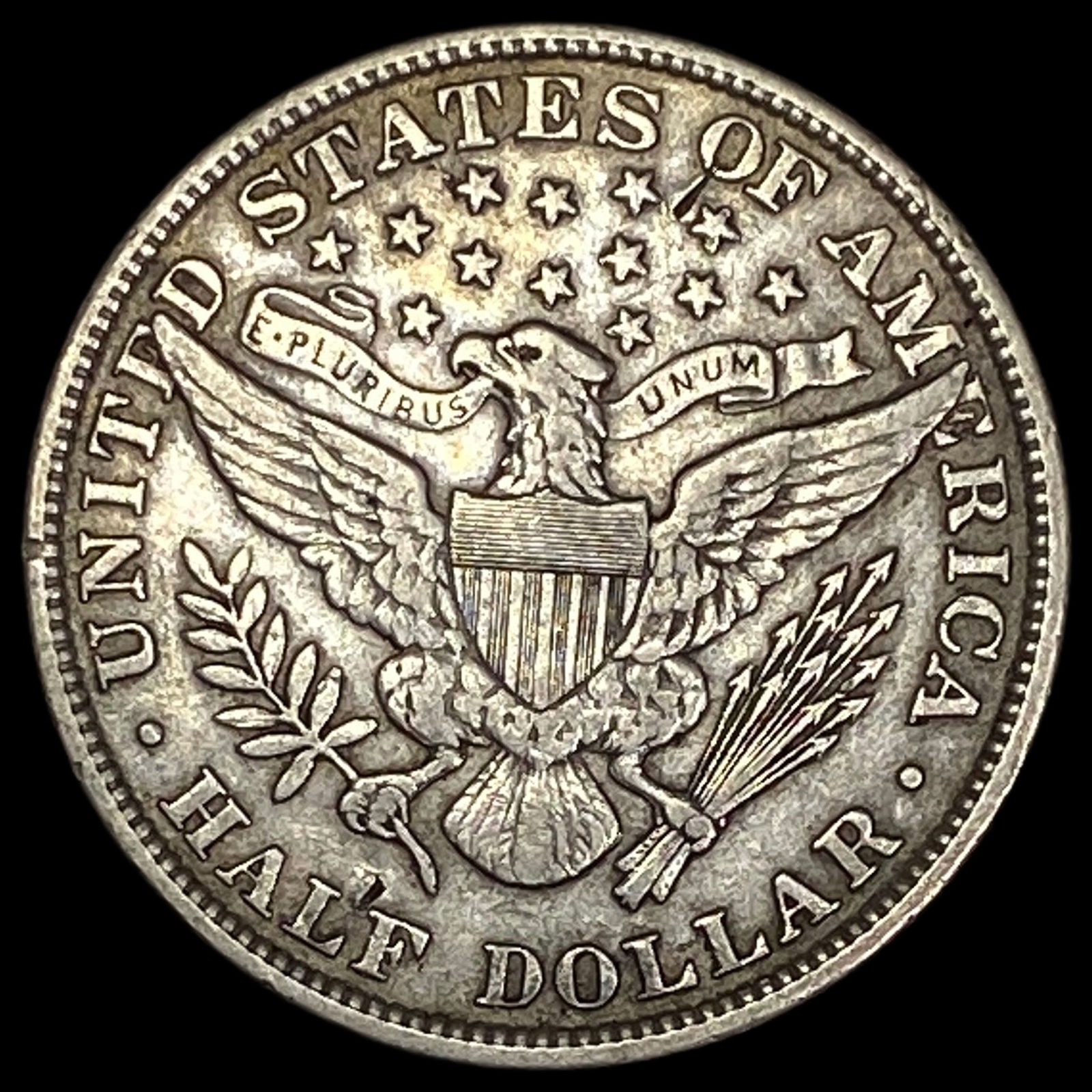 1908 Silver Barber Half Dollar ABOUT UNCIRCULATED - 2