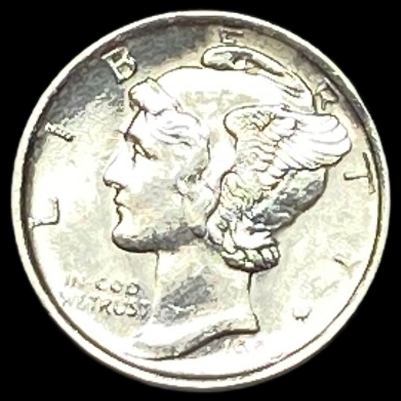 1920-D Mercury Dime UNCIRCULATED (1 of 2)
