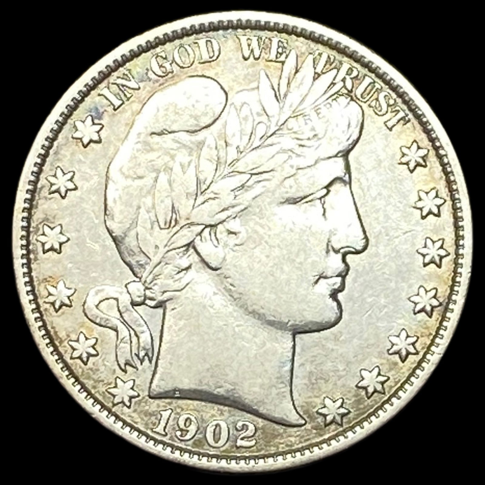 1902 Barber Half Dollar ABOUT UNCIRCULATED (1 of 2)