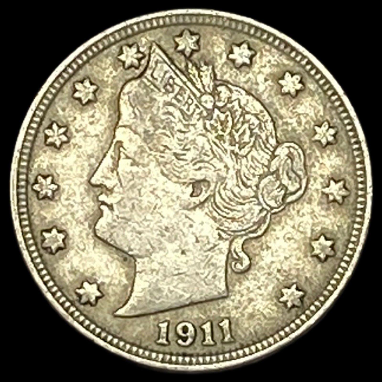 1911 Liberty Head Nickel ABOUT UNCIRCULATED: 1911 Liberty Head Nickel ABOUT UNCIRCULATED