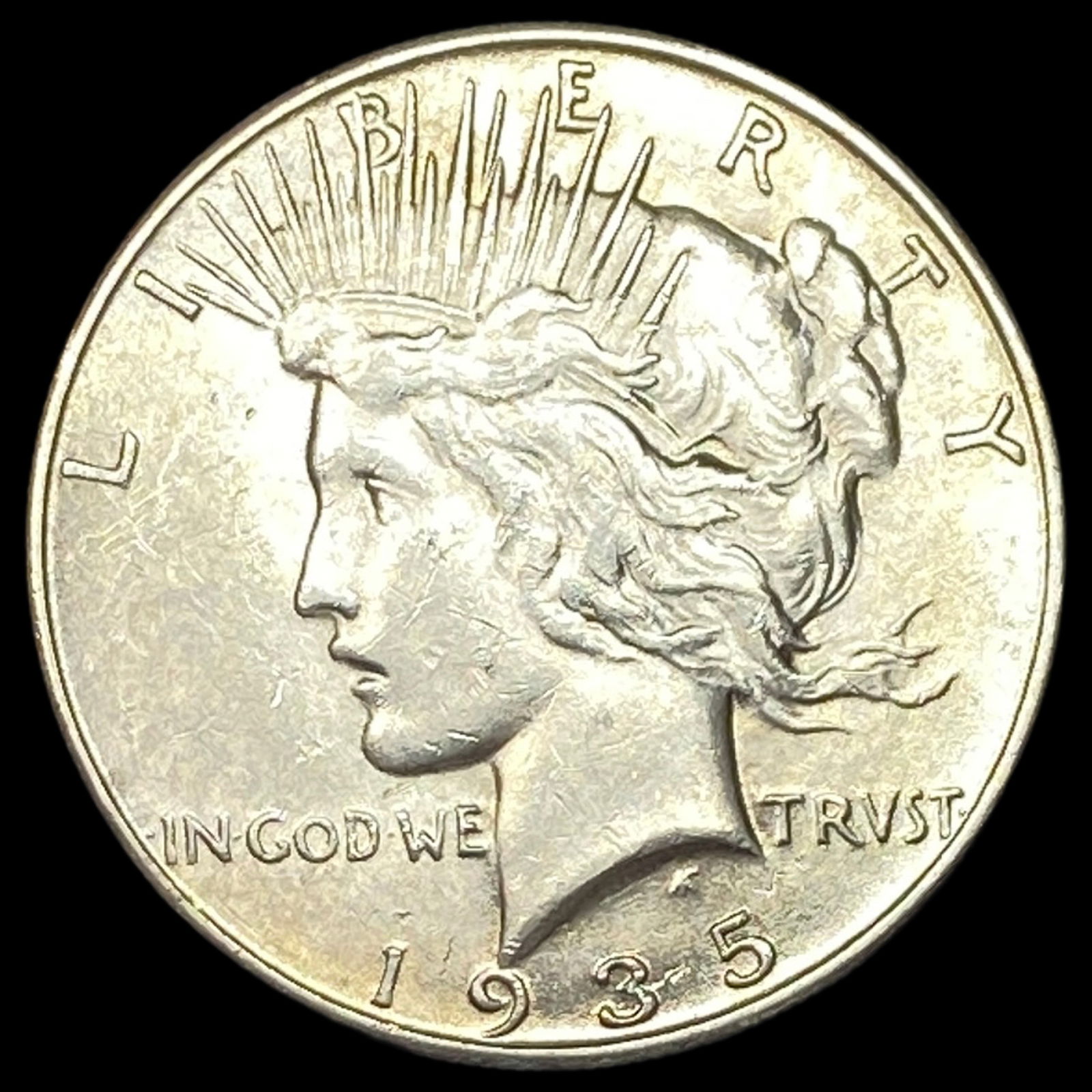 1935-S Silver Peace Dollar UNCIRCULATED: 1935-S Silver Peace Dollar UNCIRCULATED