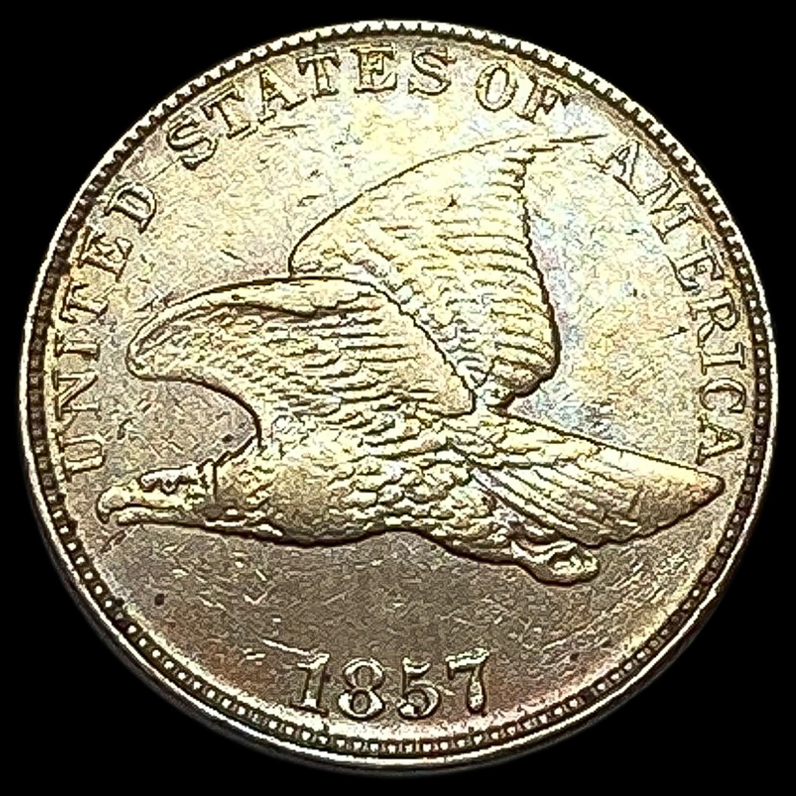 1857 Flying Eagle Cent UNCIRCULATED (1 of 2)