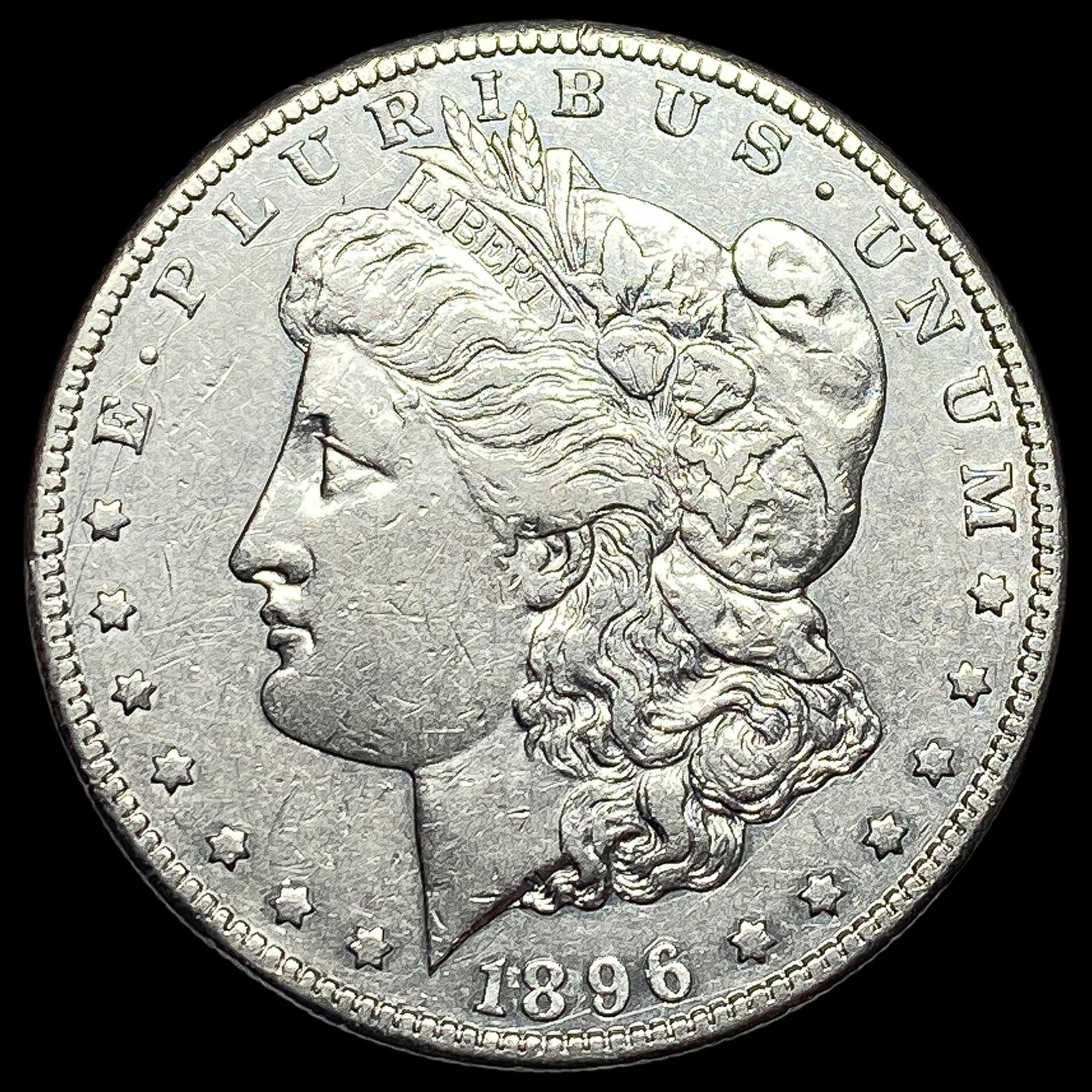 1896-S Silver Morgan Dollar CLOSELY UNCIRCULATED: 1896-S Silver Morgan Dollar CLOSELY UNCIRCULATED