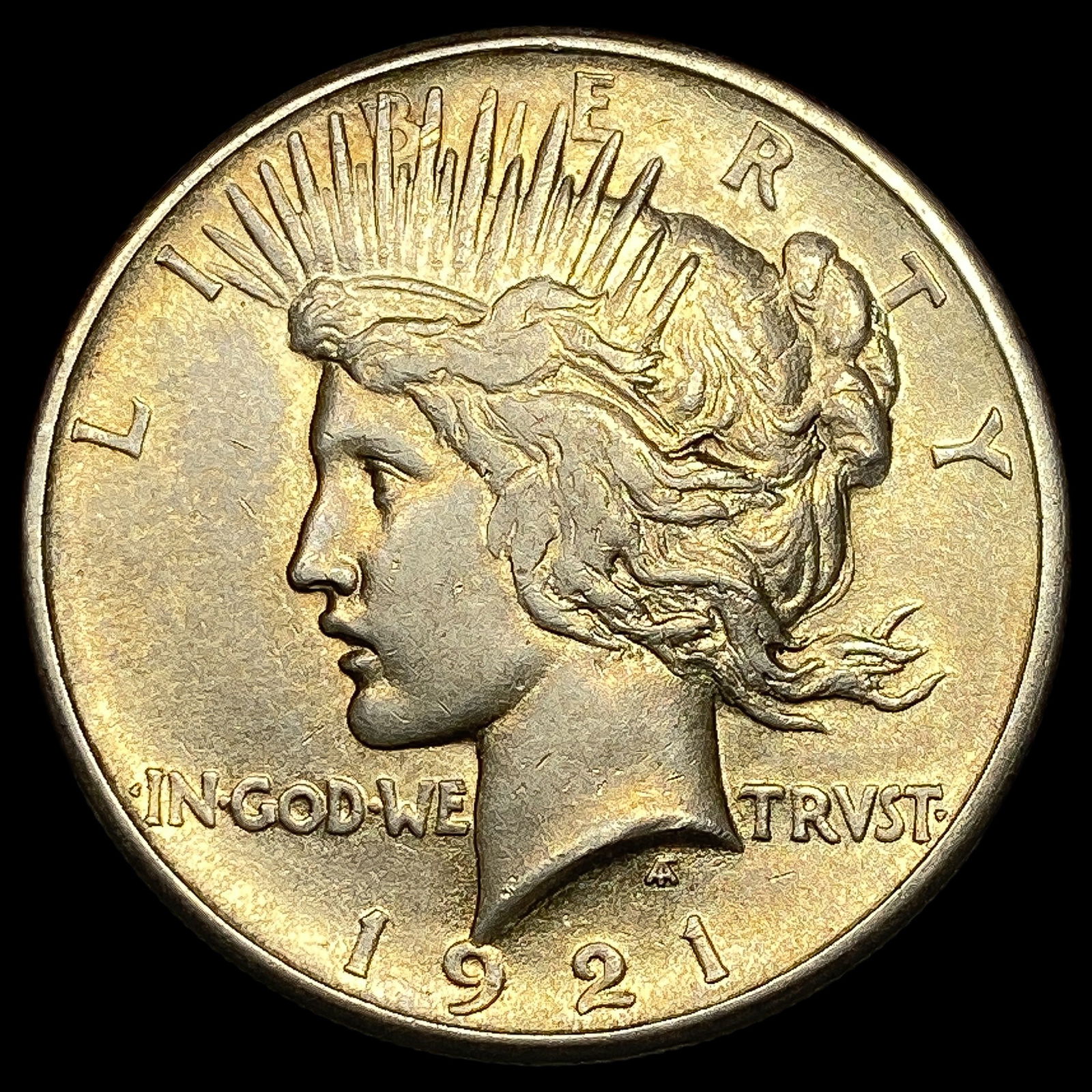 1921 Silver Peace Dollar CHOICE AU: 1921 Silver Peace Dollar CHOICE AU
