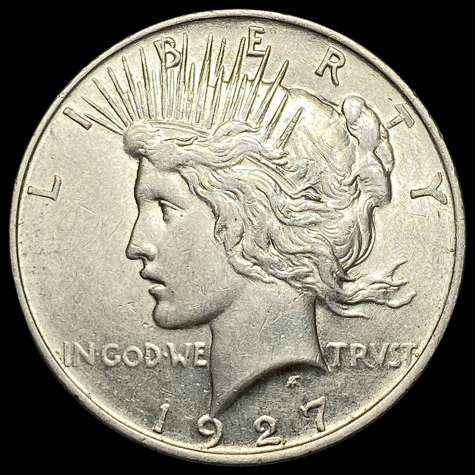 1927-D Peace Silver Dollar CLOSELY UNCIRCULATED (1 of 2)