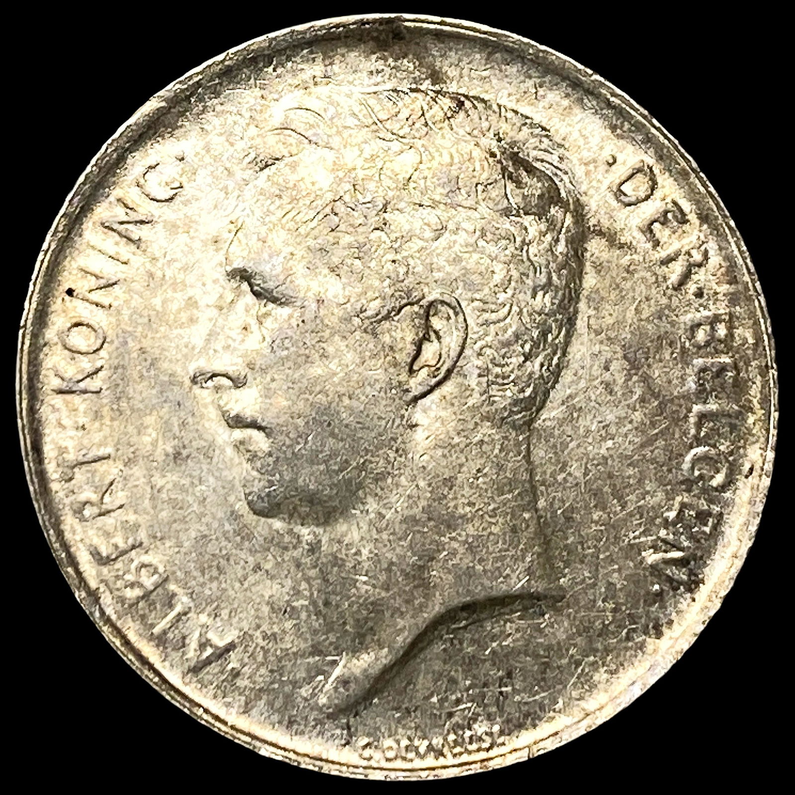 1913 Belgium .1342oz Silver 1 Frank CLOSELY UNCIRCULATED: 1913 Belgium .1342oz Silver 1 Frank CLOSELY UNCIRCULATED