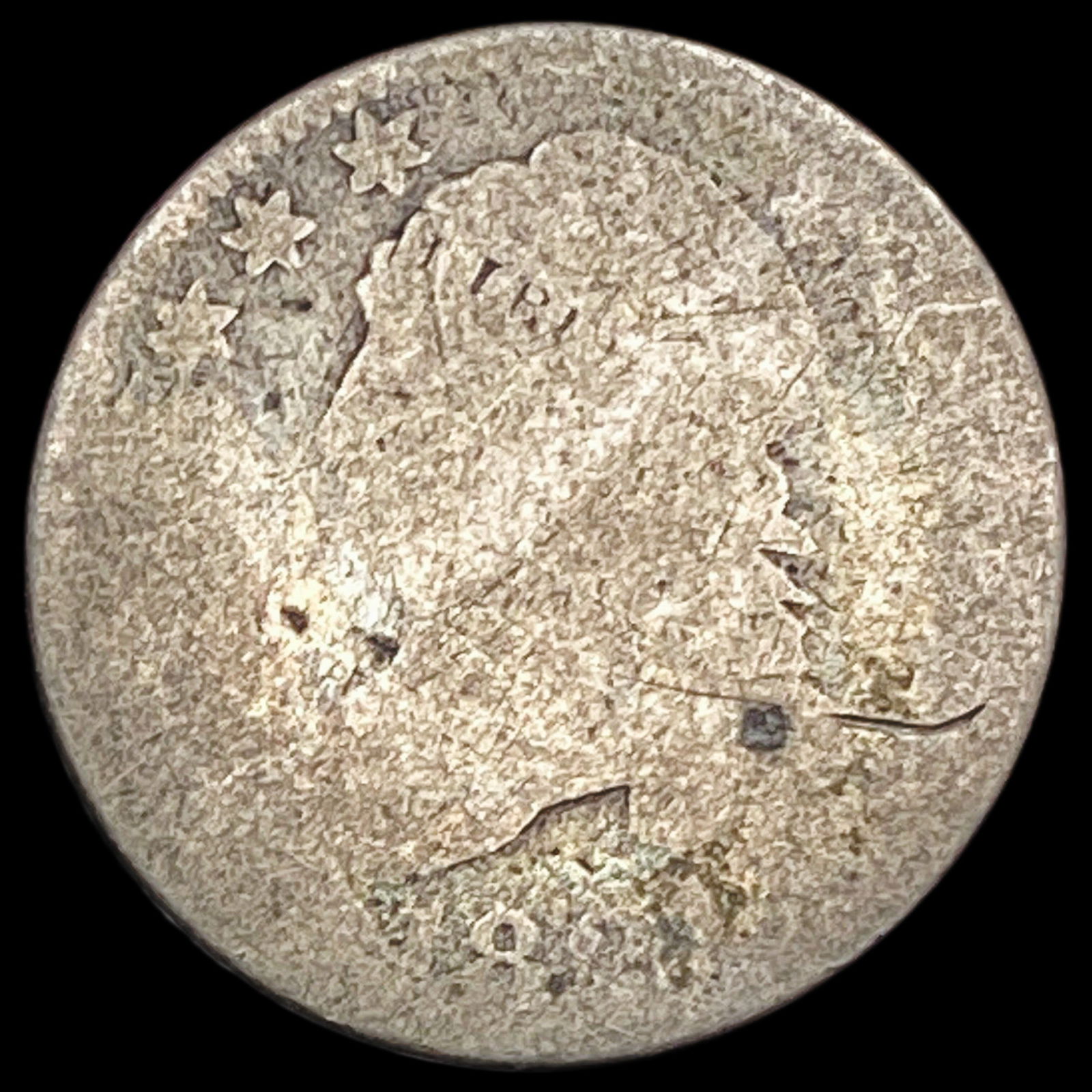 1820 Drapped Bust Dime NICELY CIRCULATED: 1820 Drapped Bust Dime NICELY CIRCULATED