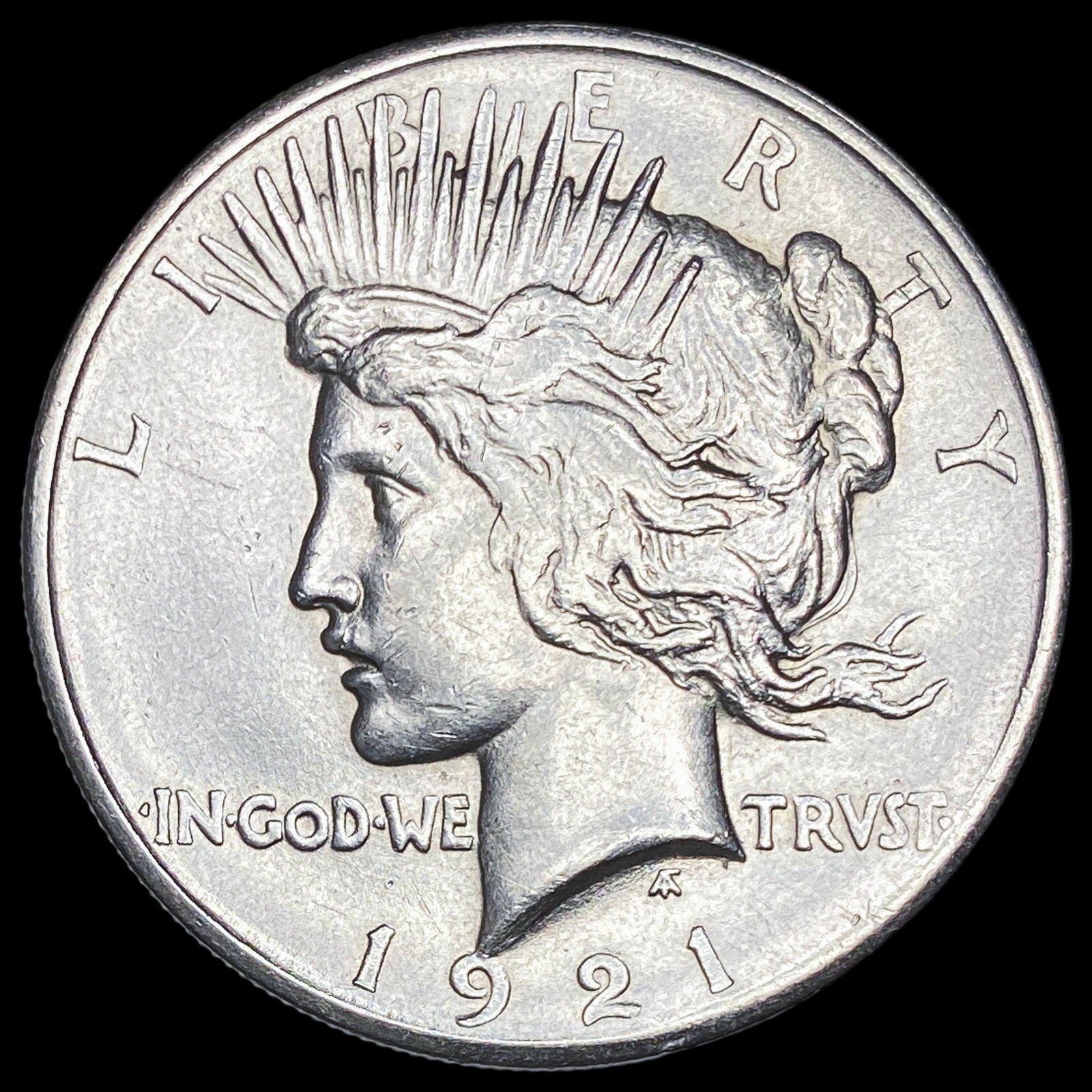 1921 Silver Peace Dollar CLOSELY UNCIRCULATED: 1921 Silver Peace Dollar CLOSELY UNCIRCULATED