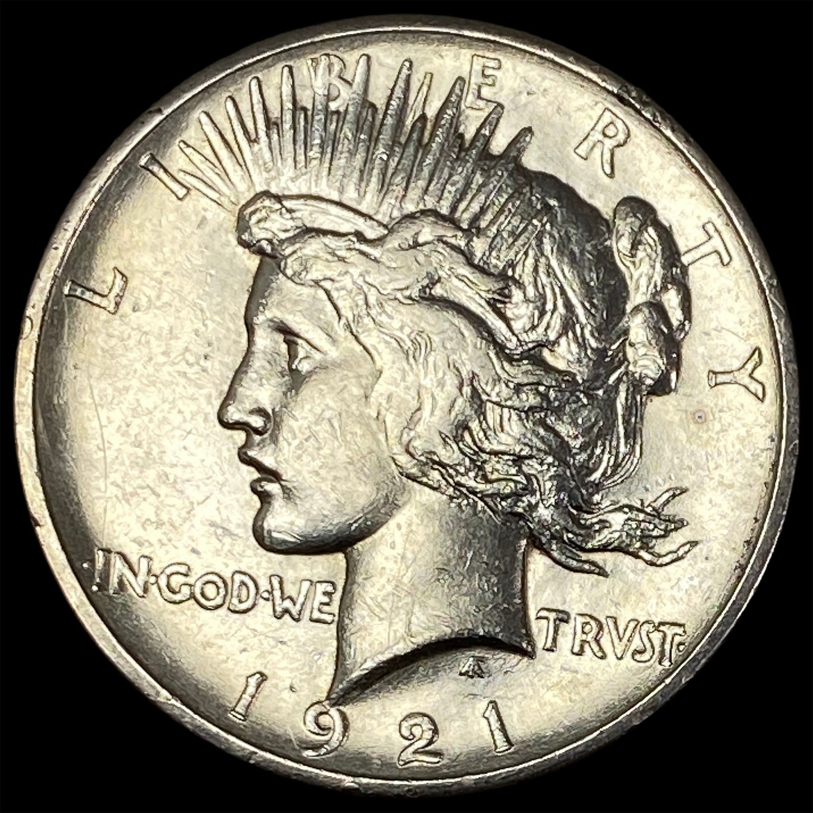 1921 Silver Peace Dollar CLOSELY UNCIRCULATED: 1921 Silver Peace Dollar CLOSELY UNCIRCULATED